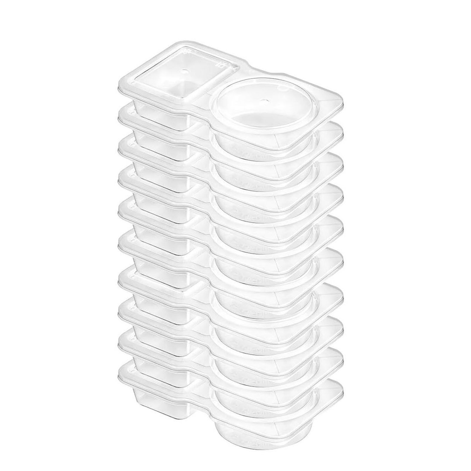 Reusable Snack Containers with Lids Portion Control Double Compartment view 10