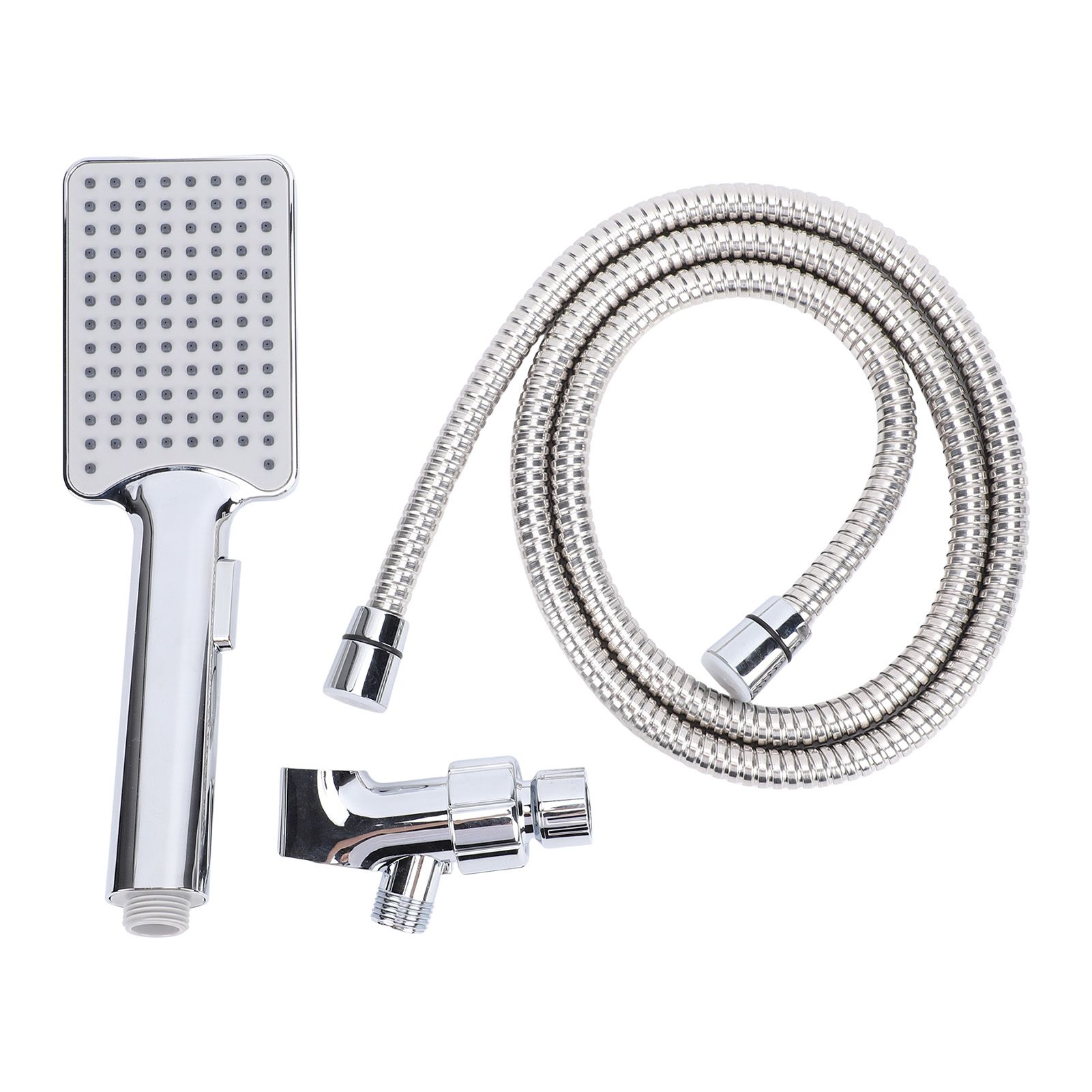 High Pressure Handheld Shower Head 2 Spray Modes Portable Shower Nozzle Set view 2