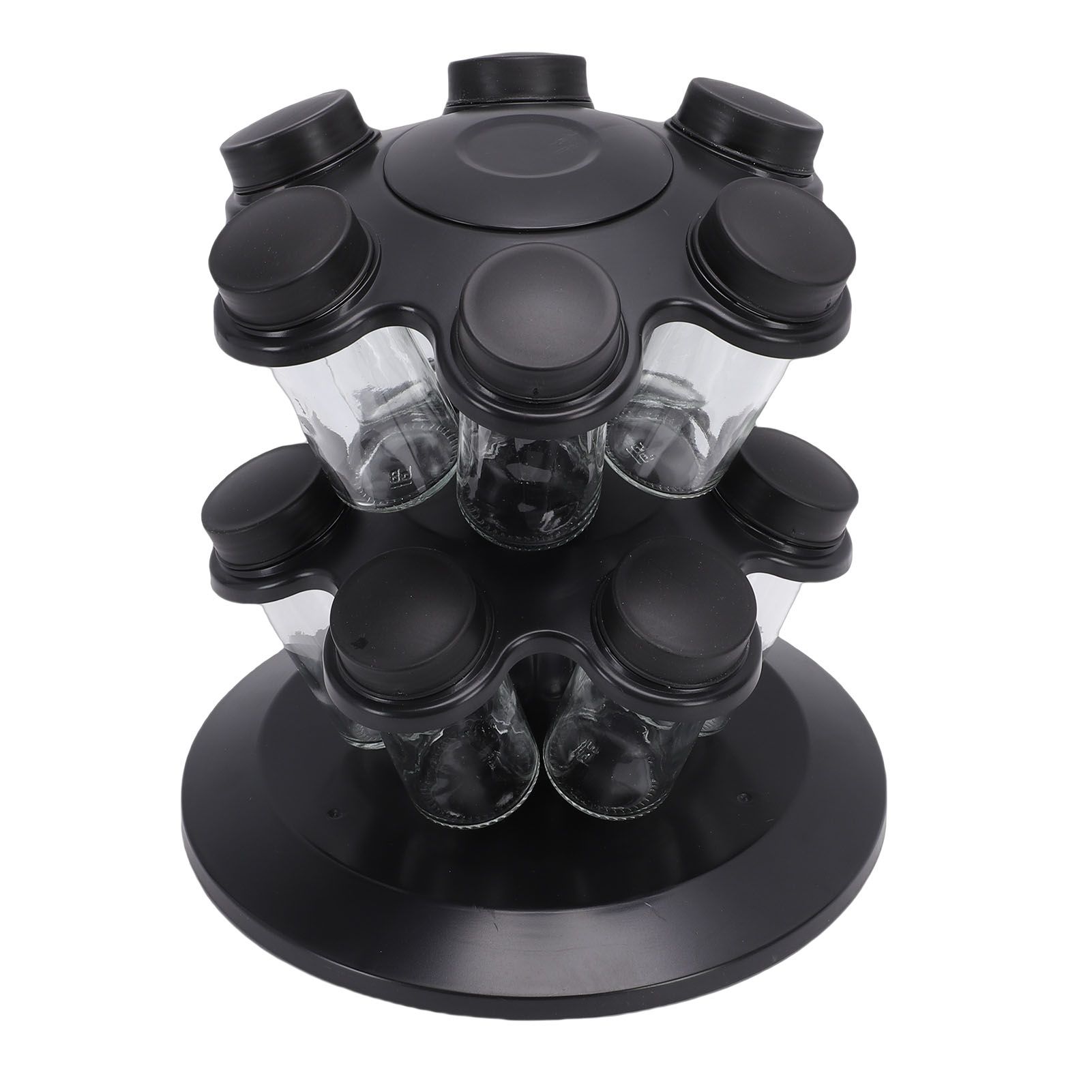 Revolving Countertop Seasoning Bottle Rack Organizer Kitchen Rotating — image 1