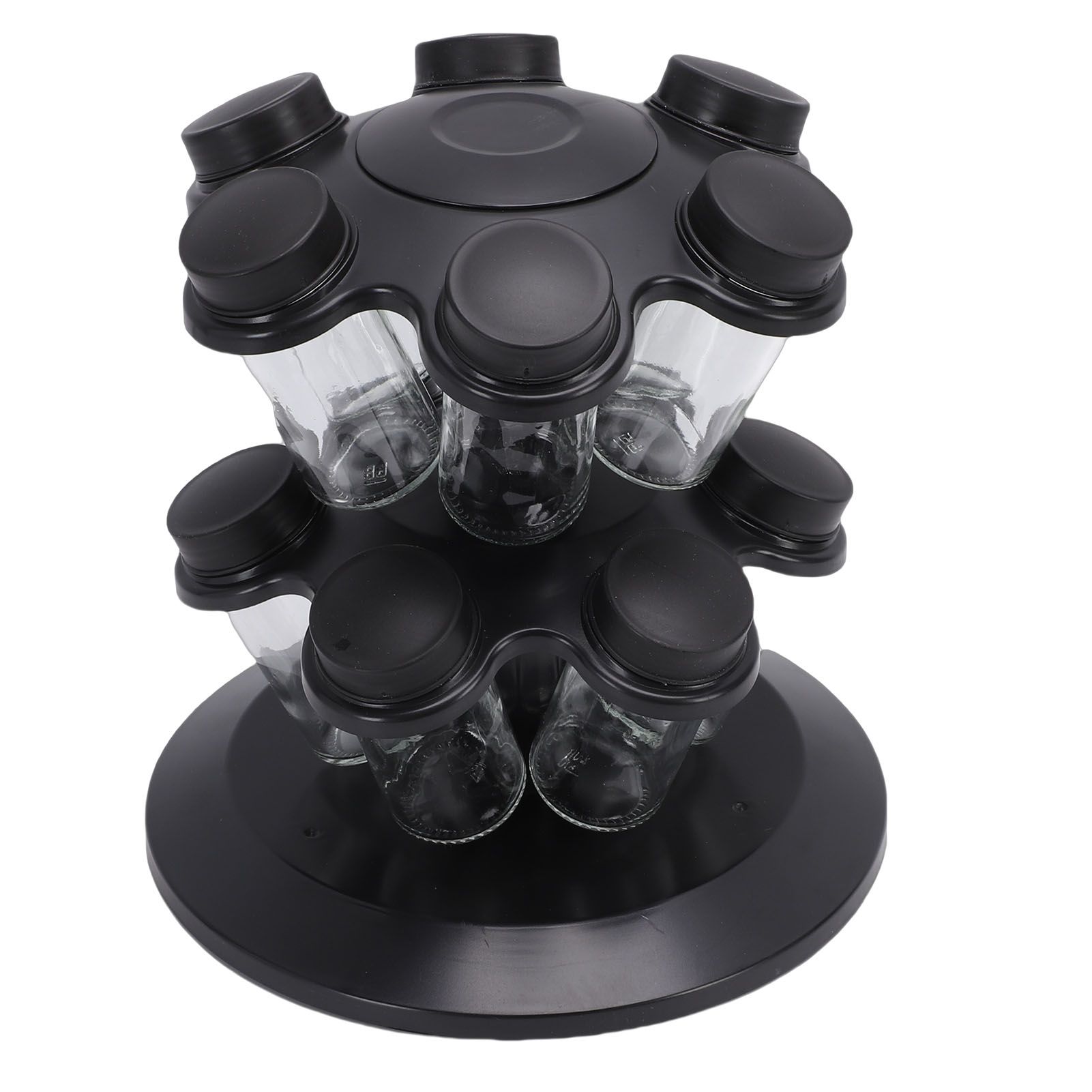 Revolving Countertop Seasoning Bottle Rack Organizer Kitchen Rotating view 8