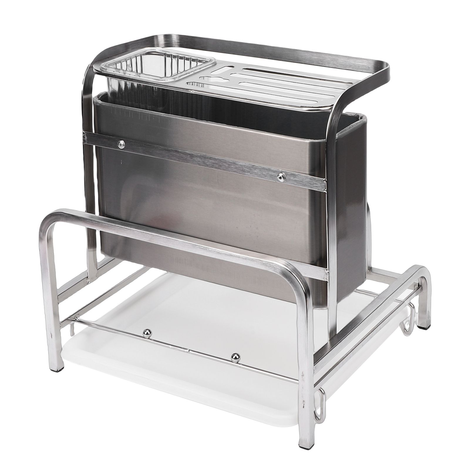 Stainless Steel Kitchen Organizer Rack Multifunctional Cutting Board view 8
