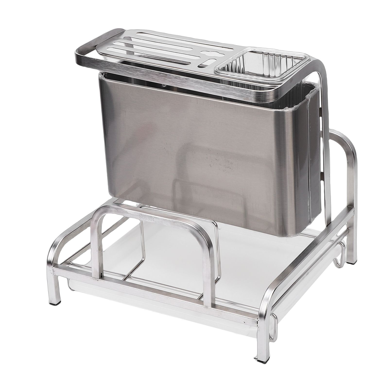 Stainless Steel Kitchen Organizer Rack Multifunctional Cutting Board view 11