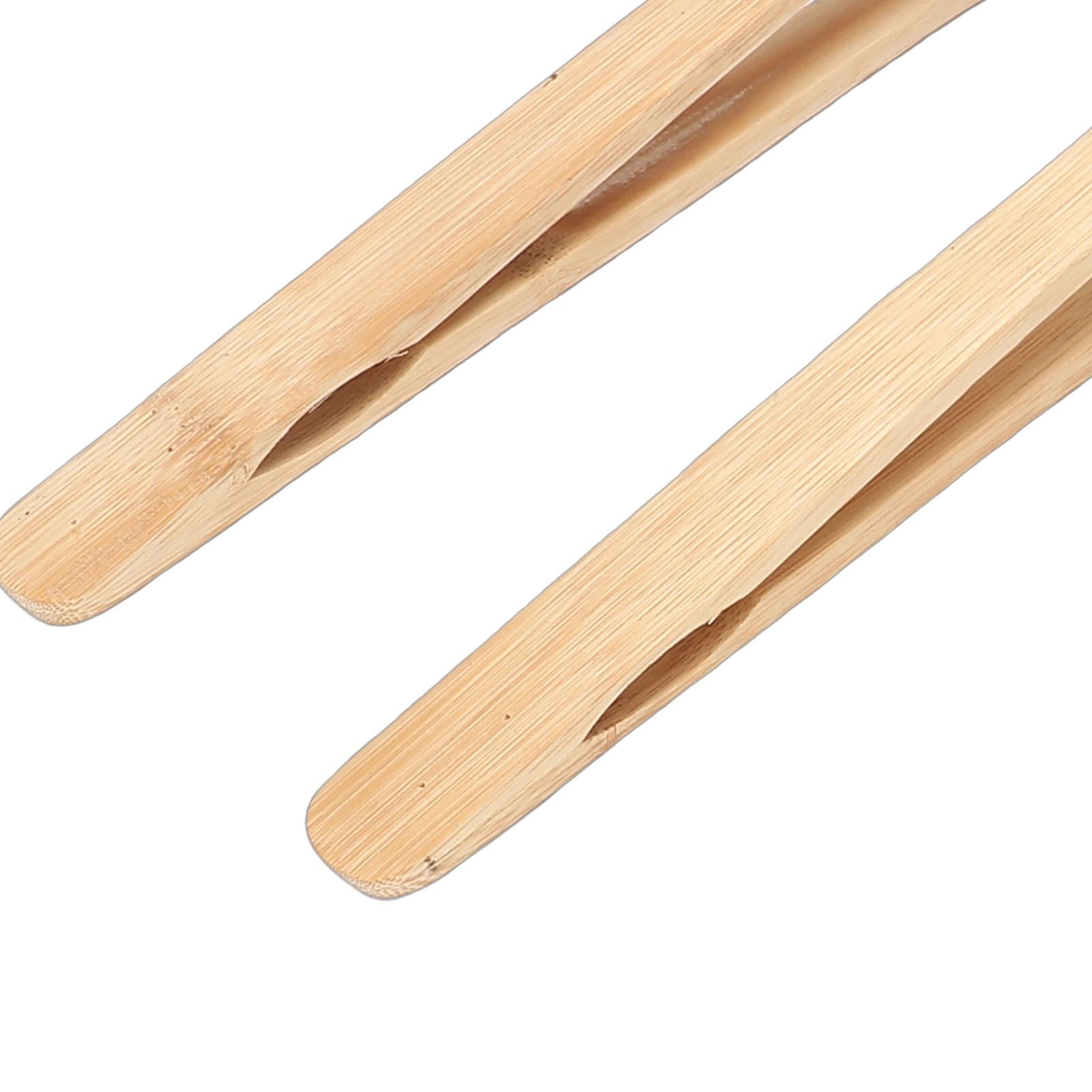 6PCS Wooden Tongs Multipurpose Reusable Wood Cooking Tongs Kitchen Utensil for view 7