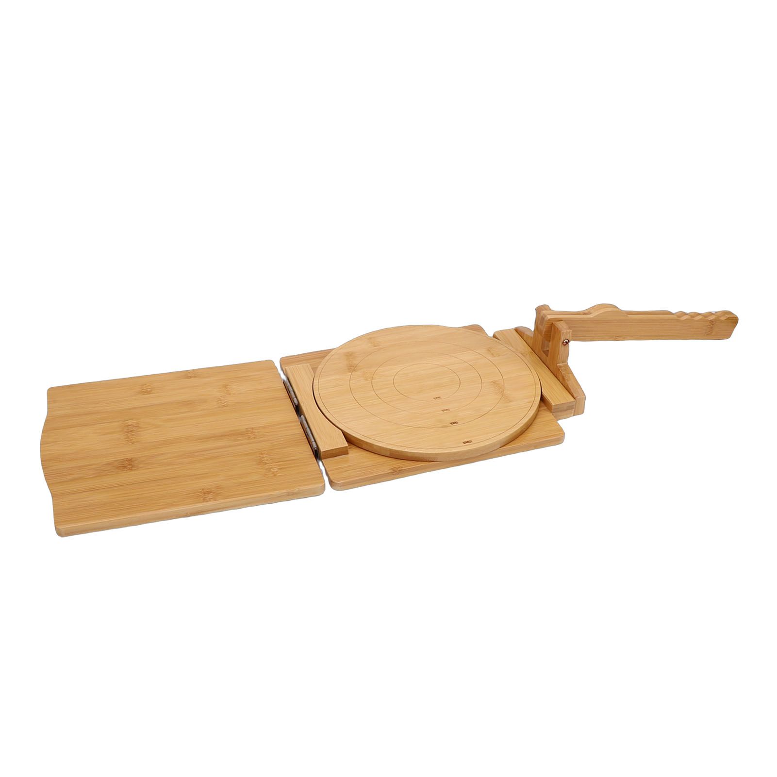 Wooden Tortilla Press Rotatable Kitchen Wood Dough Presser Heavy Duty Corn