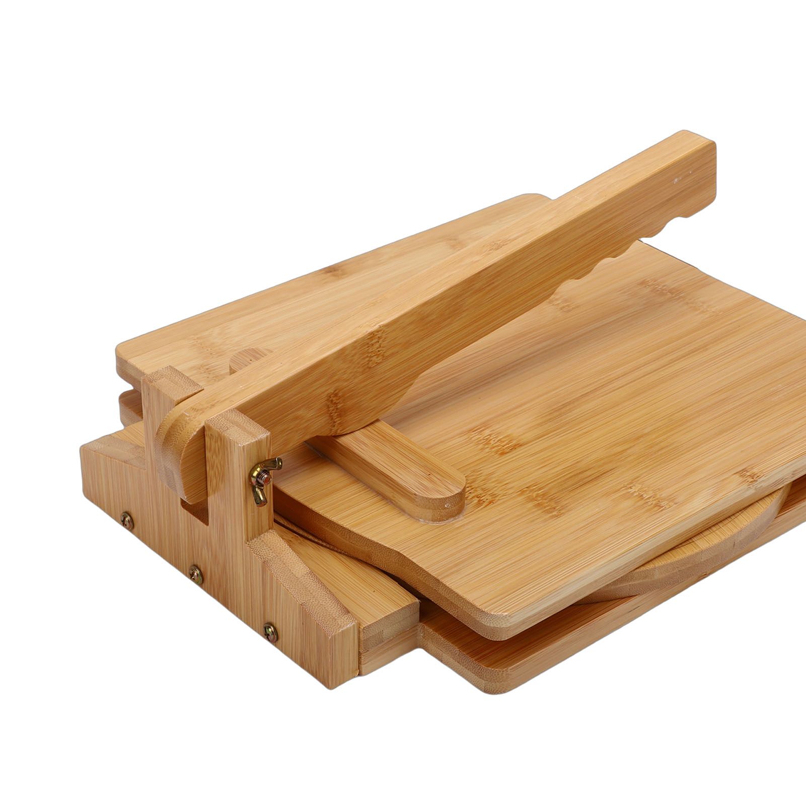 Wooden Tortilla Press Rotatable Kitchen Wood Dough Presser Heavy Duty Corn view 9