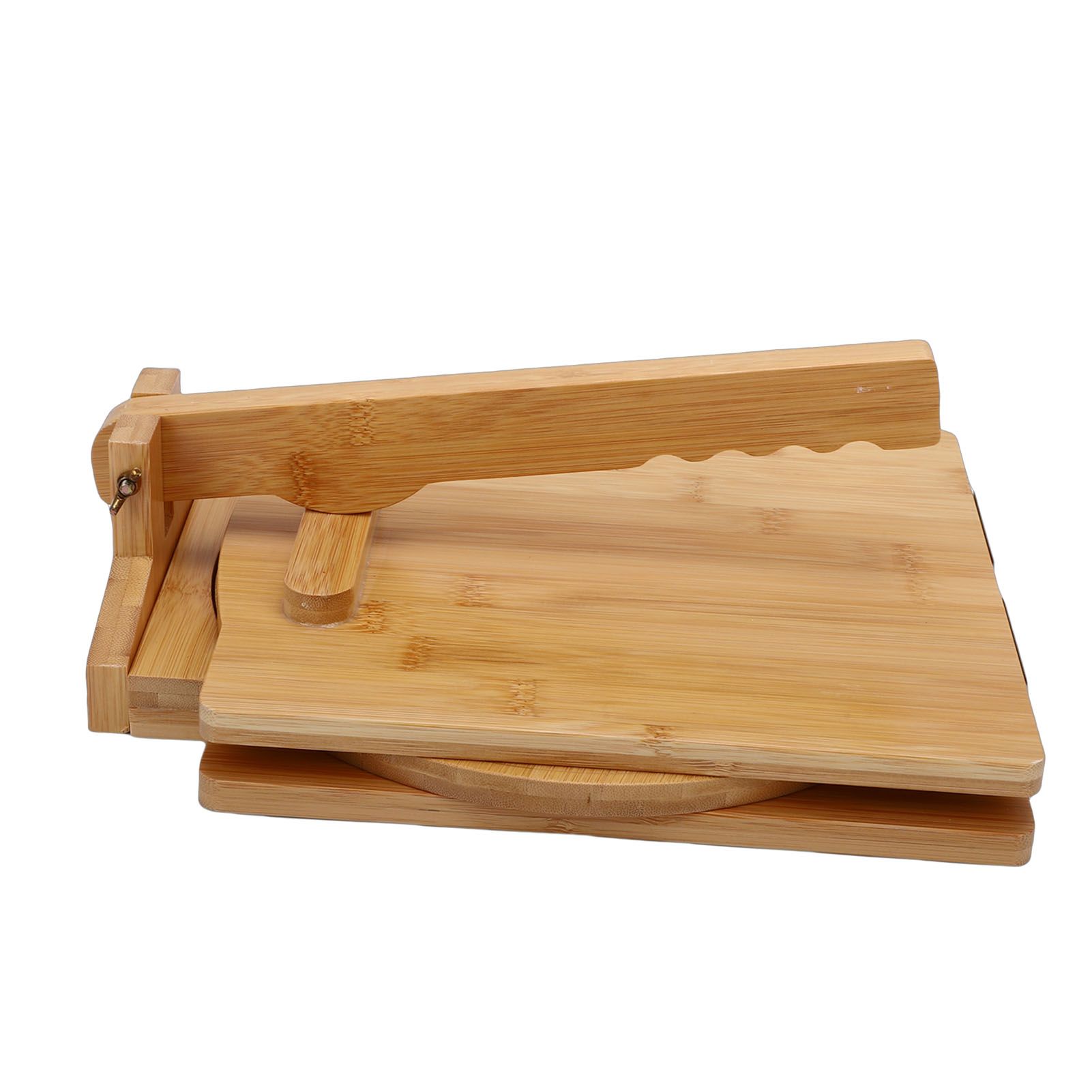 Wooden Tortilla Press Rotatable Kitchen Wood Dough Presser Heavy Duty Corn view 10