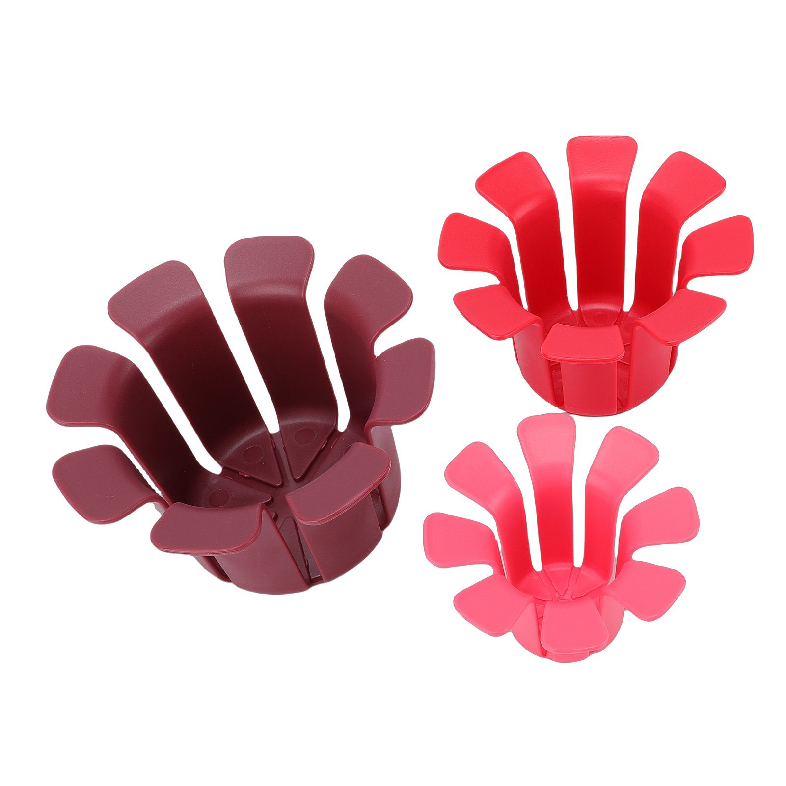 6pcs Fruit Slicing Aid 3 Sizes Multifunctional Fruit Uniform Slicing Helper view 4