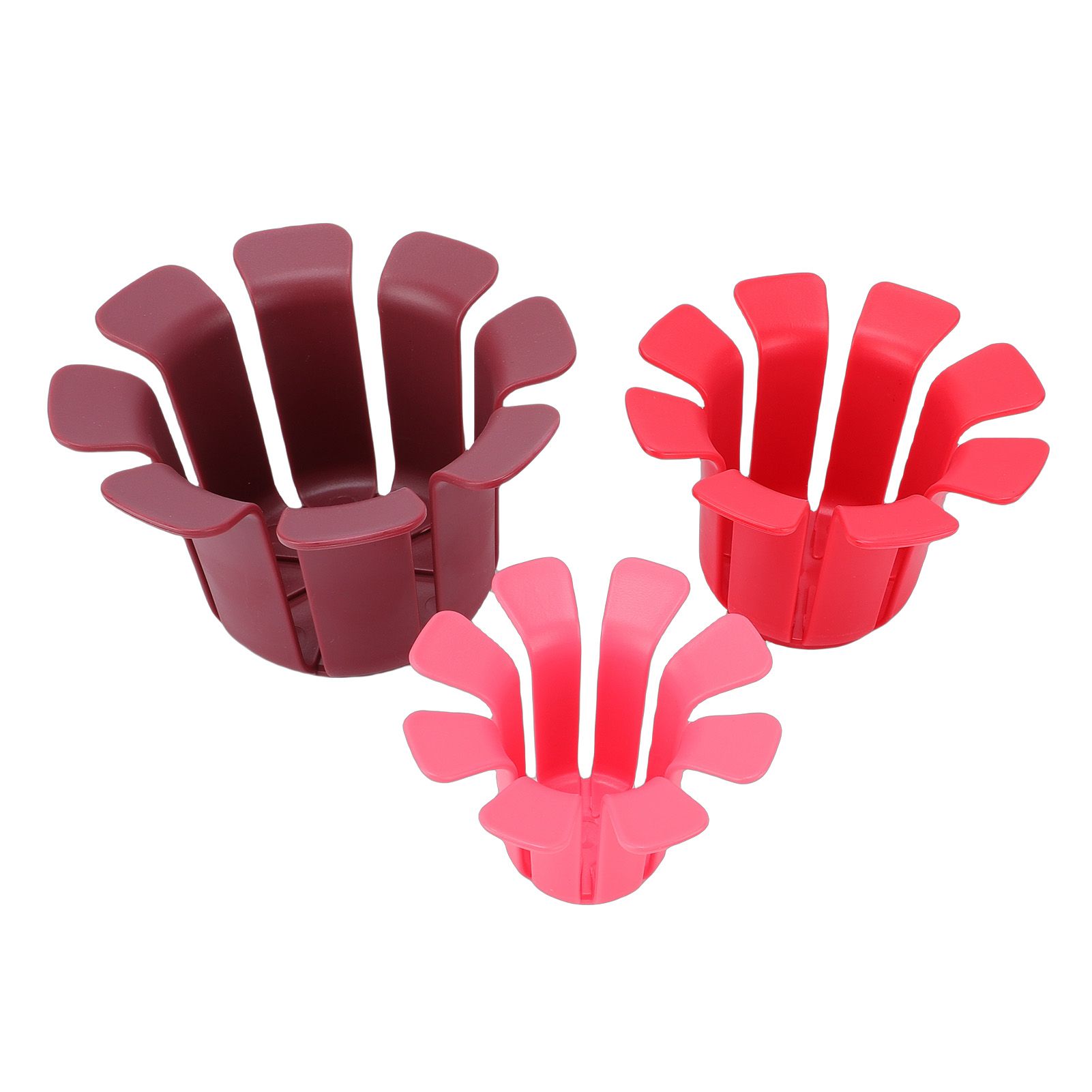6pcs Fruit Slicing Aid 3 Sizes Multifunctional Fruit Uniform Slicing Helper view 8