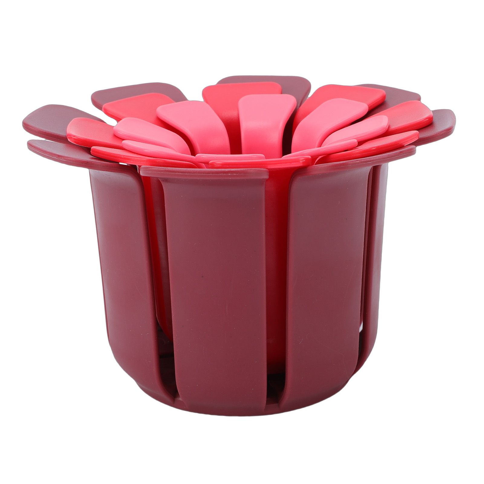 6pcs Fruit Slicing Aid 3 Sizes Multifunctional Fruit Uniform Slicing Helper view 10