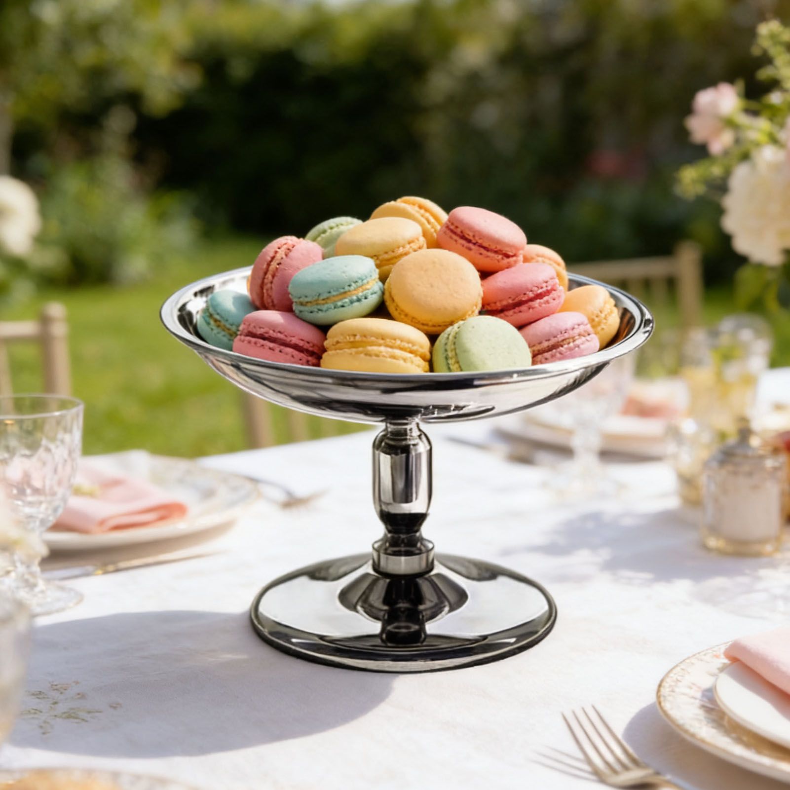 Ice Cream Cup 304 Stainless Steel Footed Dessert Bowl Pudding Cup for Dessert view 11