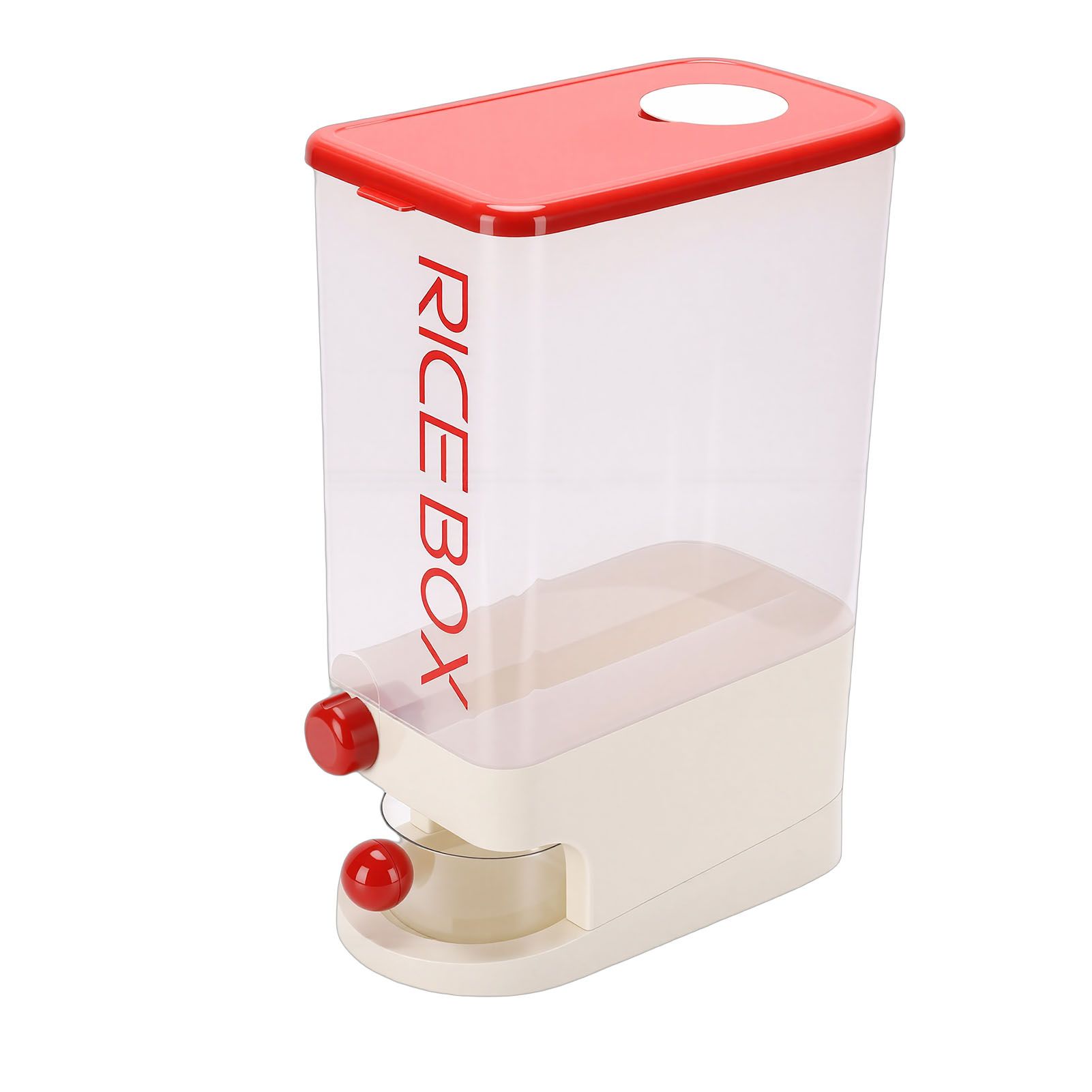 Rice Dispenser Large Capacity Multifunctional Airtight Space Saving Rice view 6