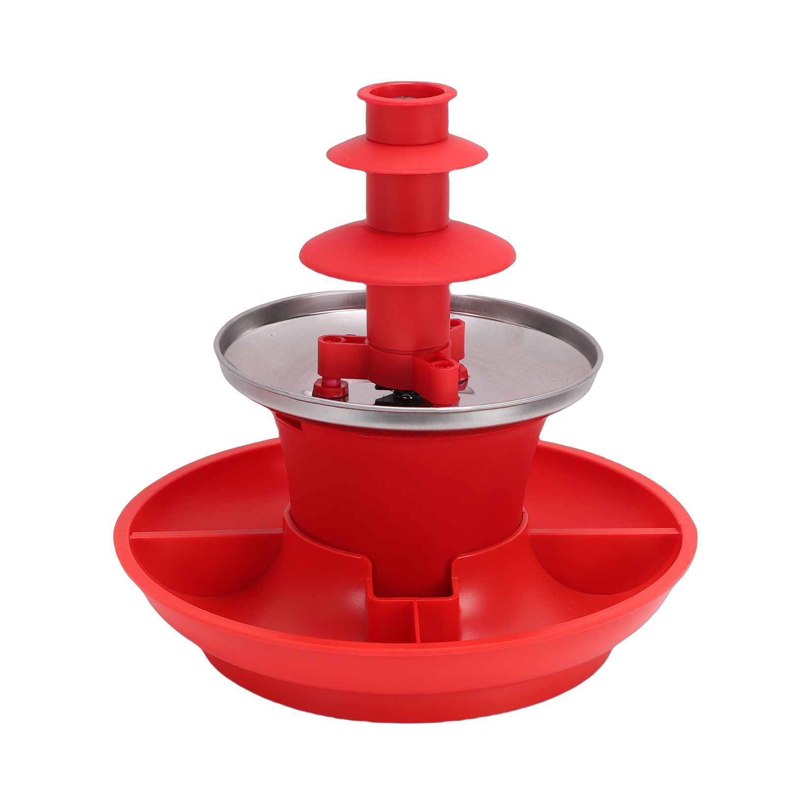 3 Tier Electric Chocolate Fountain Machine Automatic Melting Chocolate Fondue view 9