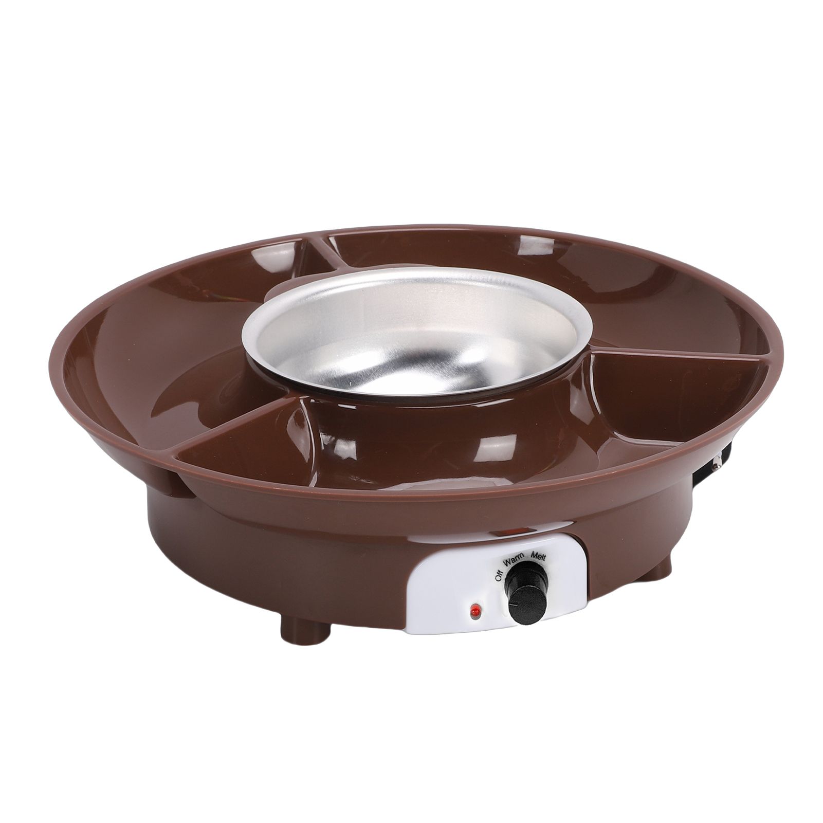Electric Chocolate Melting Pot Fondue Fountain Machine Stainless Steel Food view 5