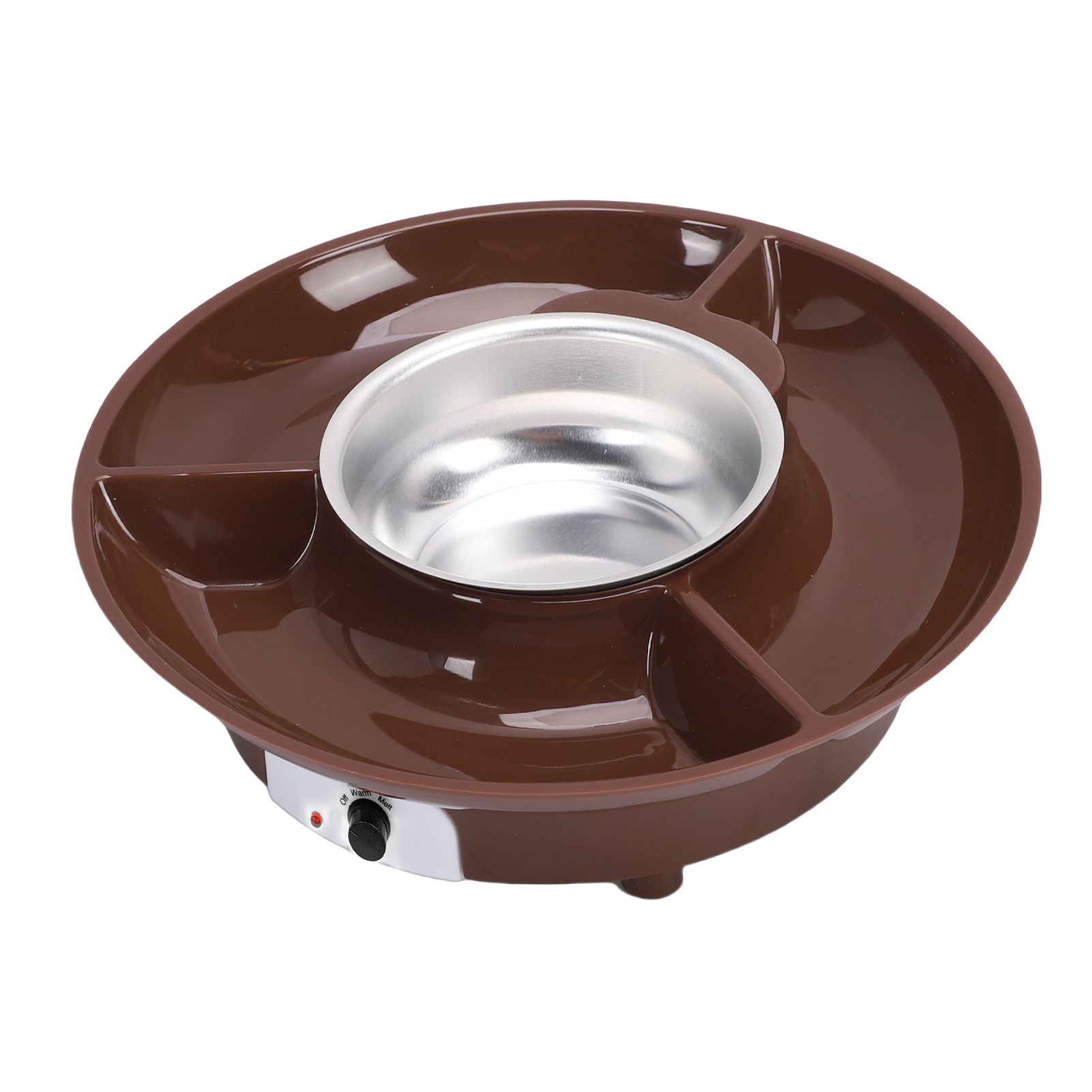 Electric Chocolate Melting Pot Fondue Fountain Machine Stainless Steel Food view 6