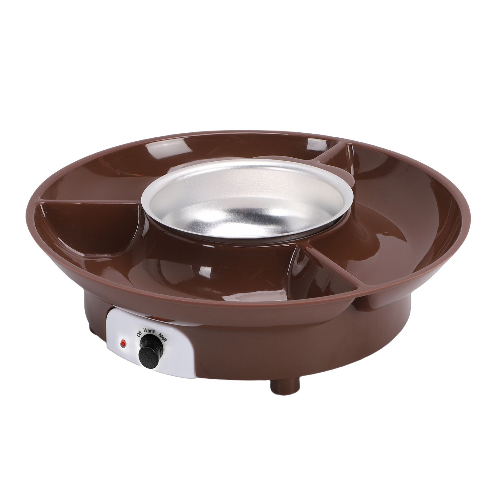 Electric Chocolate Melting Pot Fondue Fountain Machine Stainless Steel Food view 7