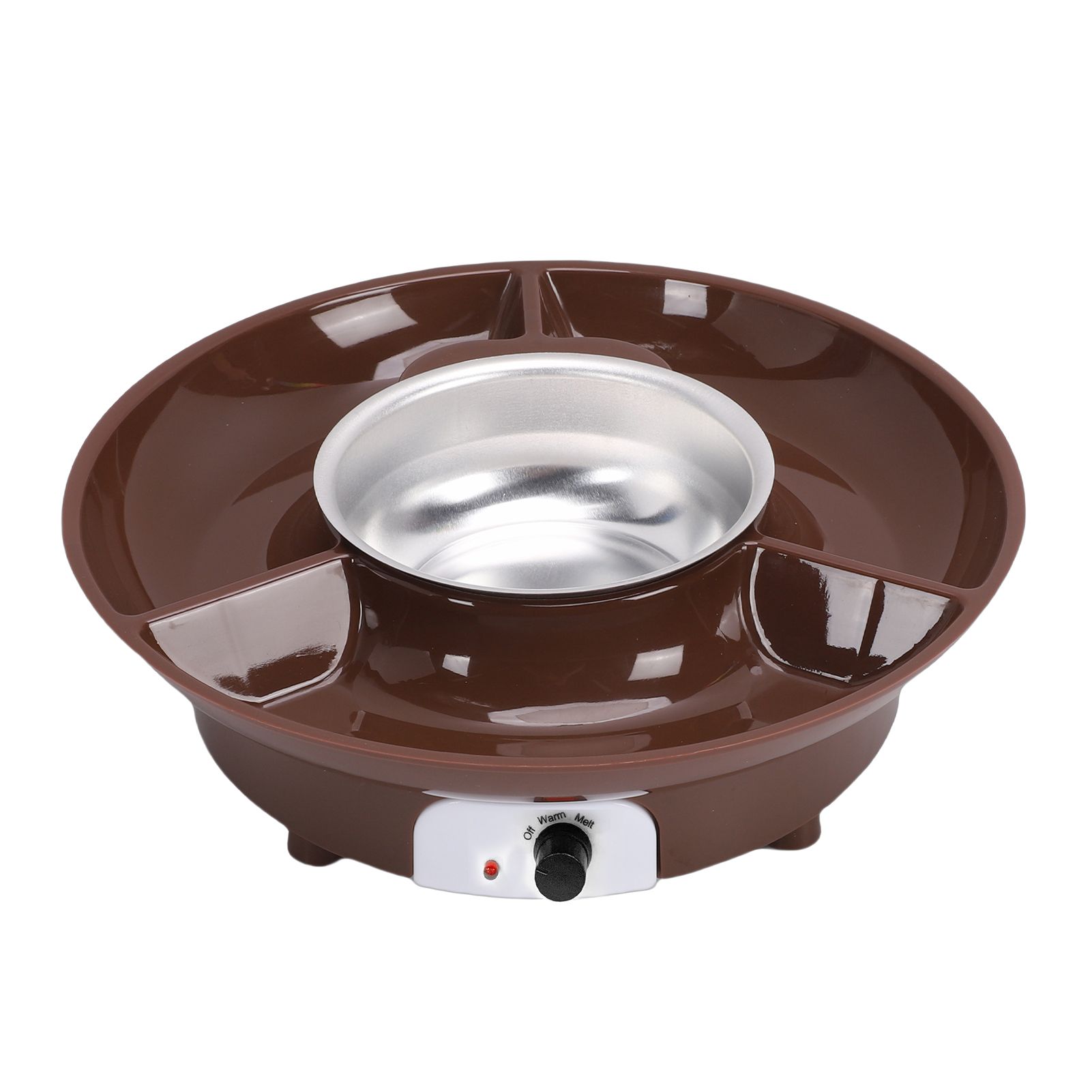 Electric Chocolate Melting Pot Fondue Fountain Machine Stainless Steel Food view 10