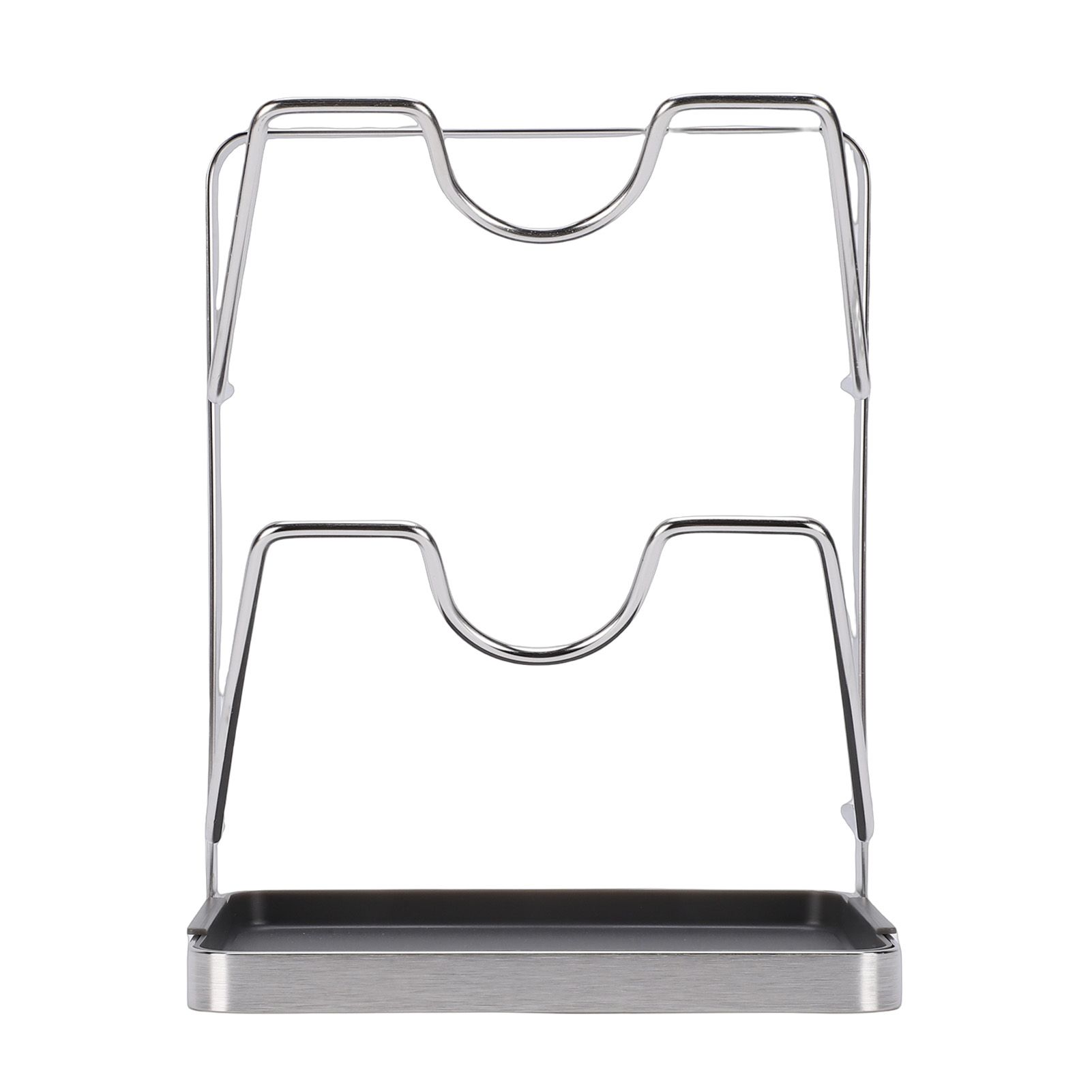 Countertop Pot Lid Holder Stainless Steel Cutting Board Organizer Pot Pan Lids view 2