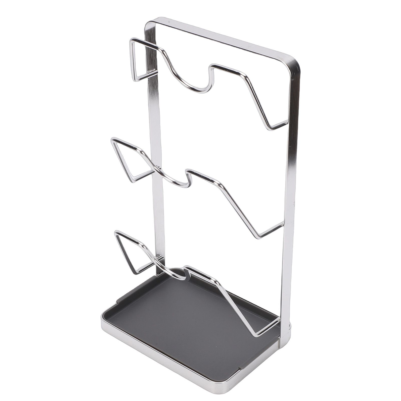 Countertop Pot Lid Holder Stainless Steel Cutting Board Organizer Pot Pan Lids view 8