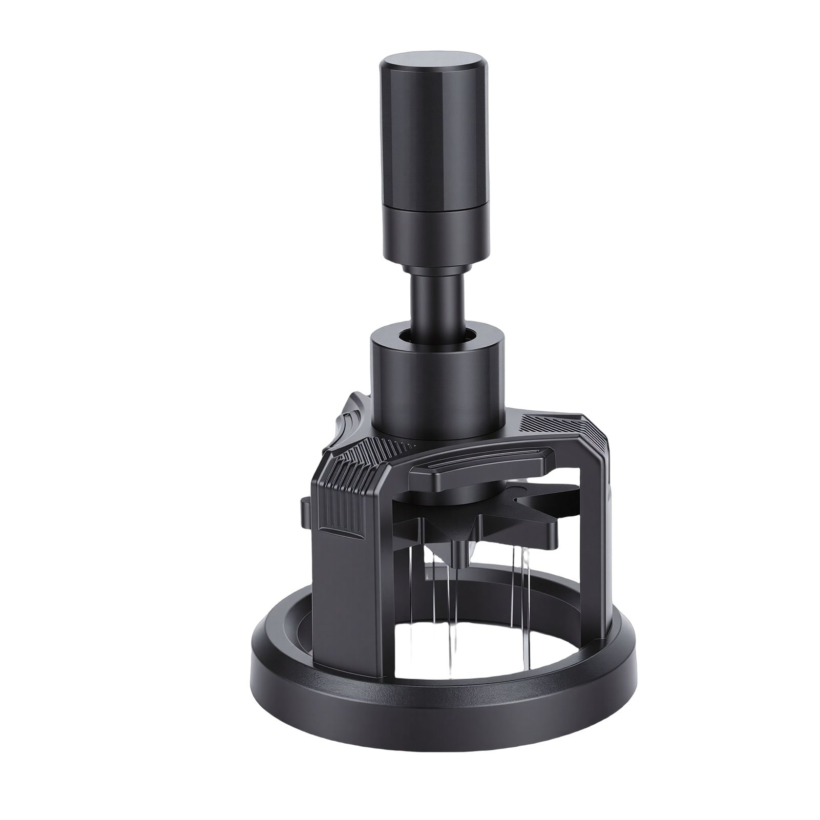 Coffee Distribution Tool with Magnetic Base Adjustable Depth Needle Coffee