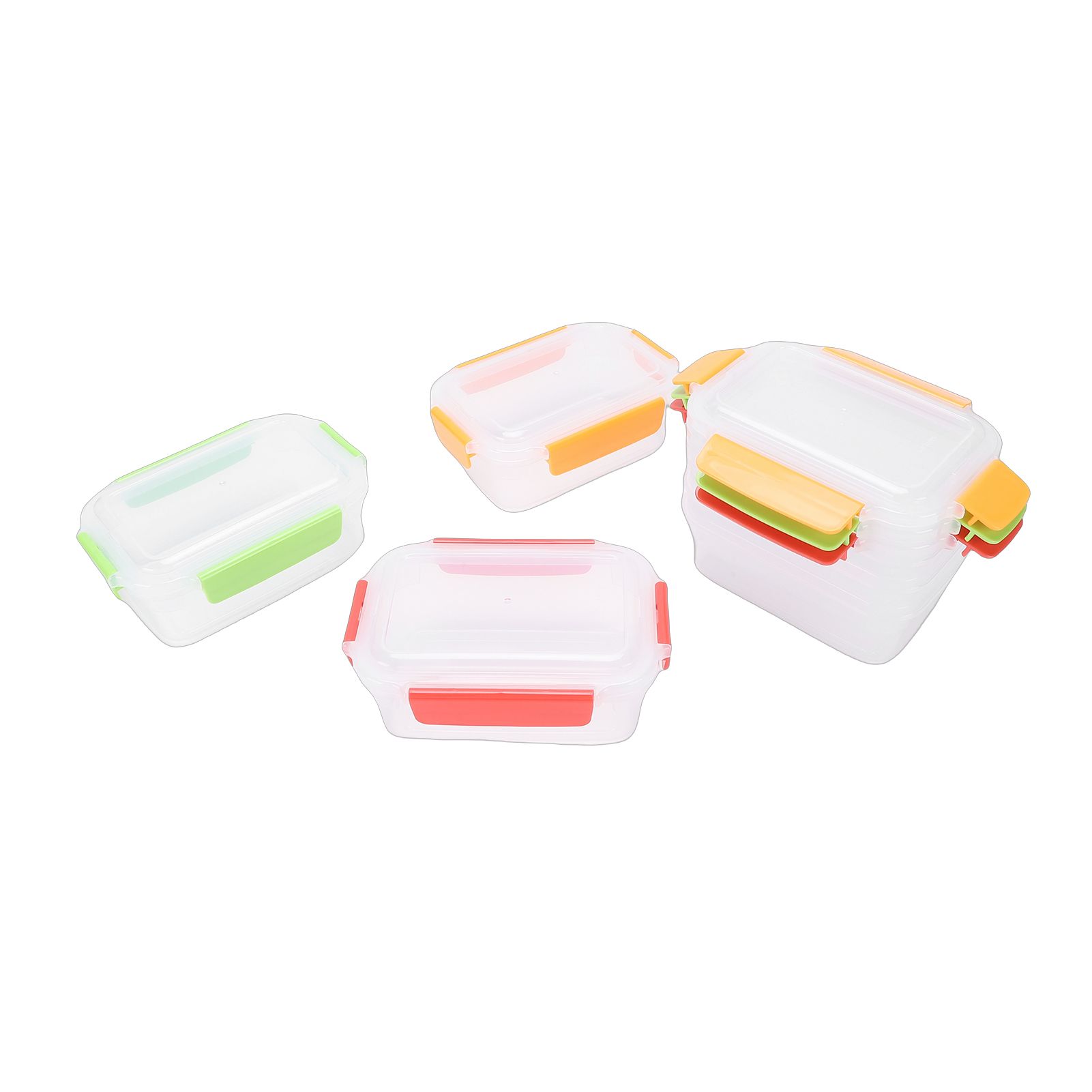 6 Pcs Food Storage Container Set 750ML Stackable Reusable PP Food Storage Box view 5
