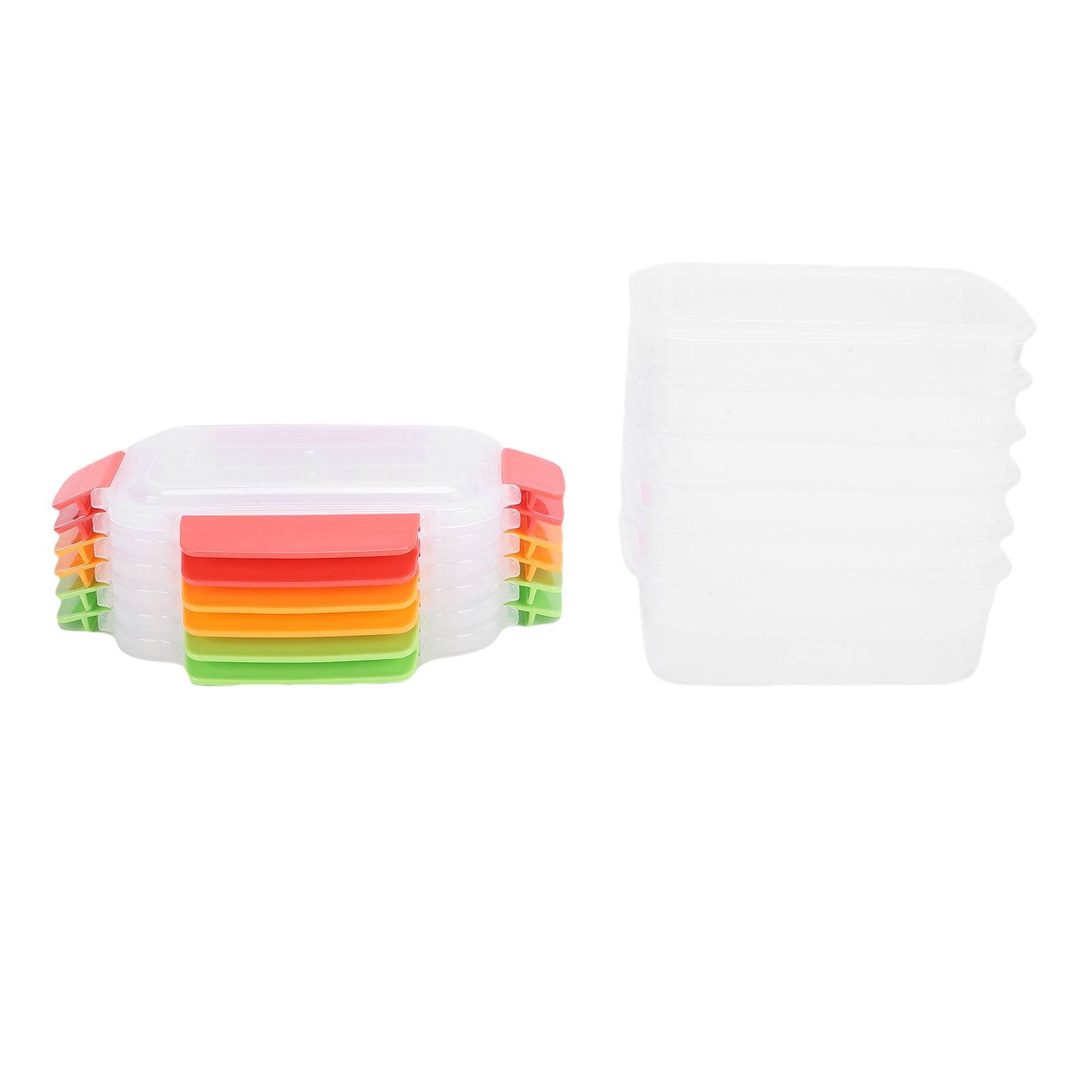 6 Pcs Food Storage Container Set 750ML Stackable Reusable PP Food Storage Box view 10