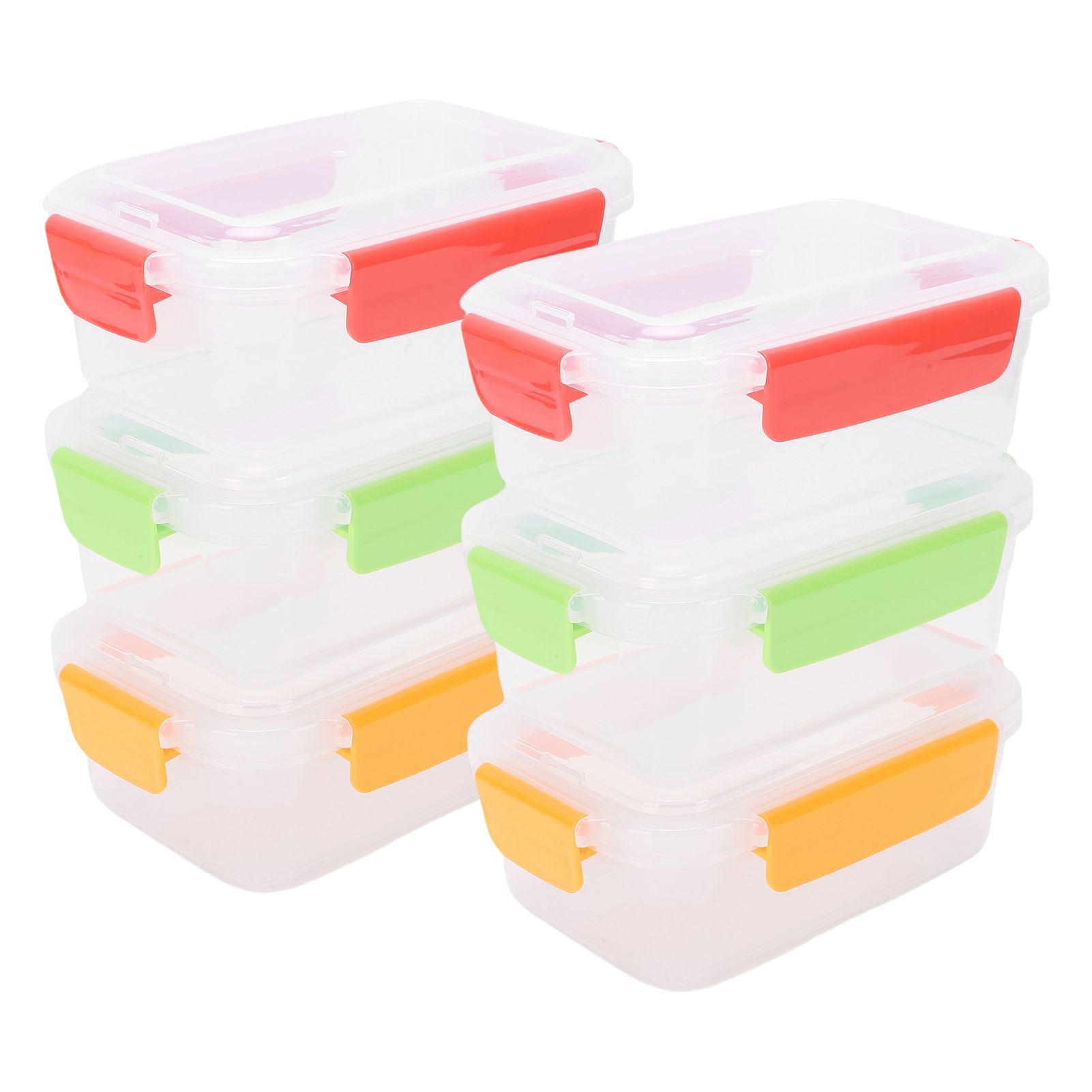 6 Pcs Food Storage Container Set 750ML Stackable Reusable PP Food Storage Box view 12