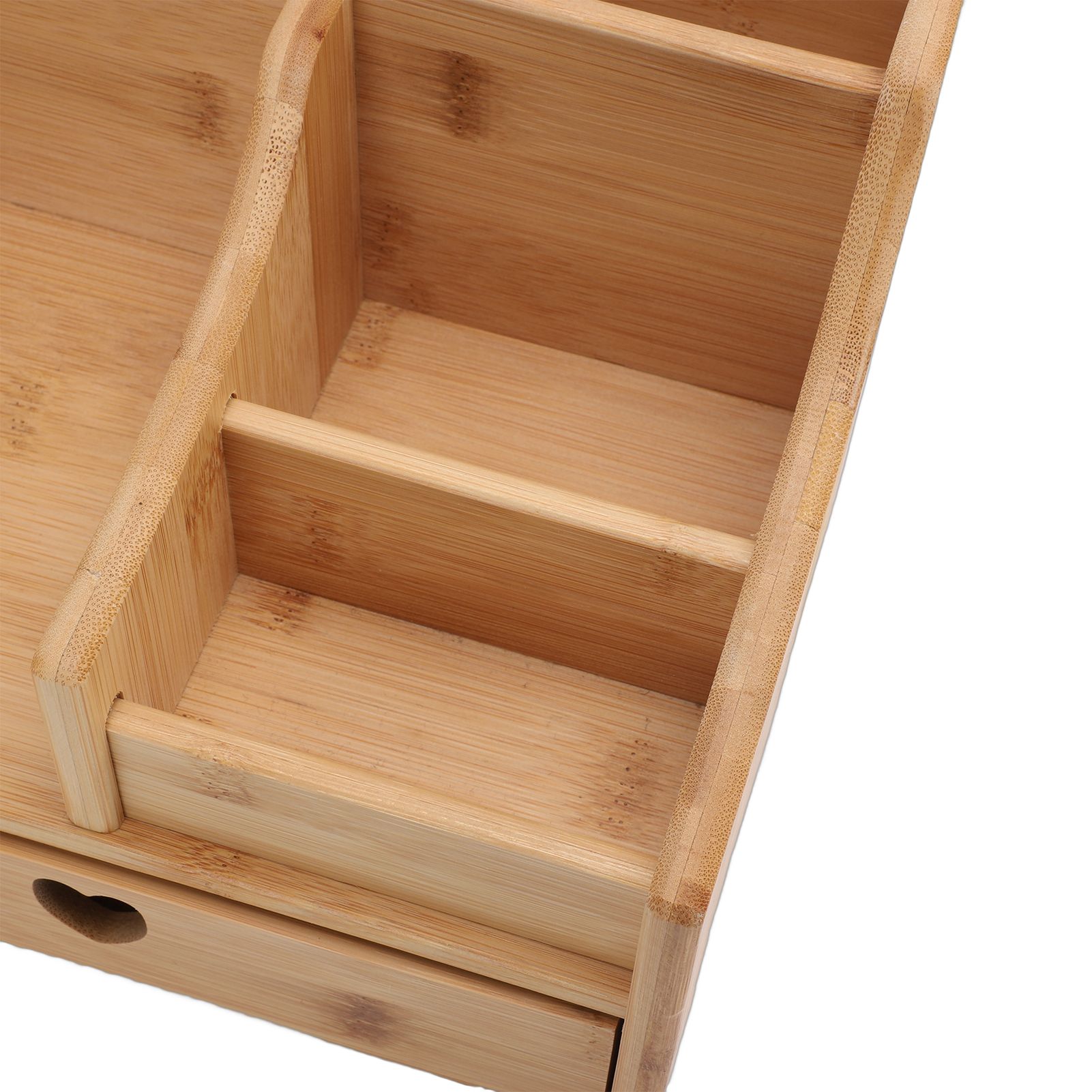 Desk Organizer Multifunctional Tabletop Storage Box with Drawer for Office view 7