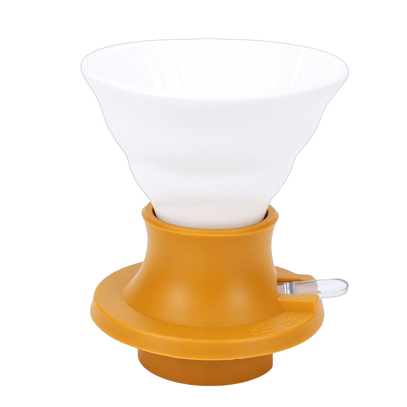 Pour Over Coffee Dripper Heat Proof Portable Ceramic Immersion Dripper for