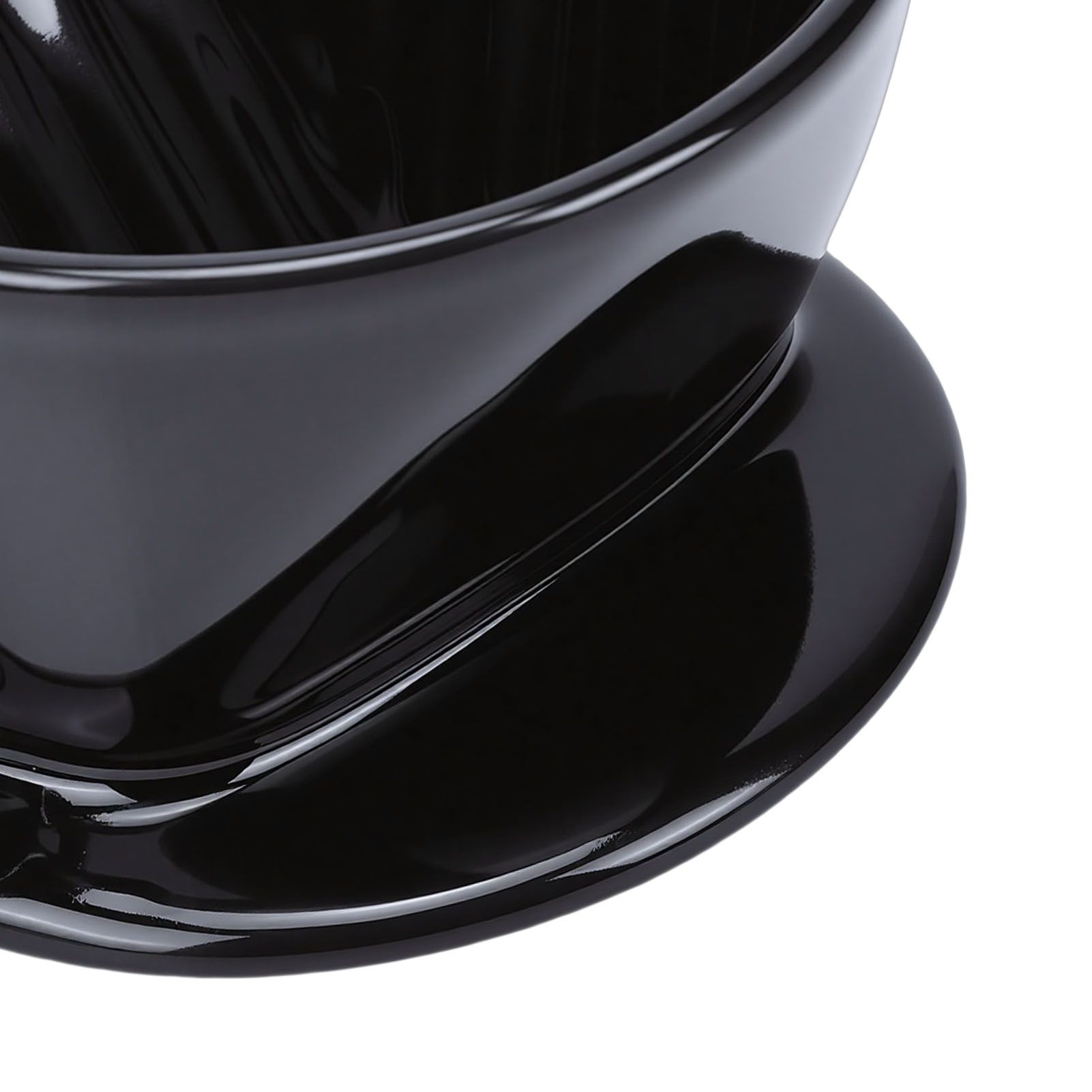 Ceramic Pour Over Coffee Dripper 3 Hole V Shape Manual Brew Maker Ceramic view 7