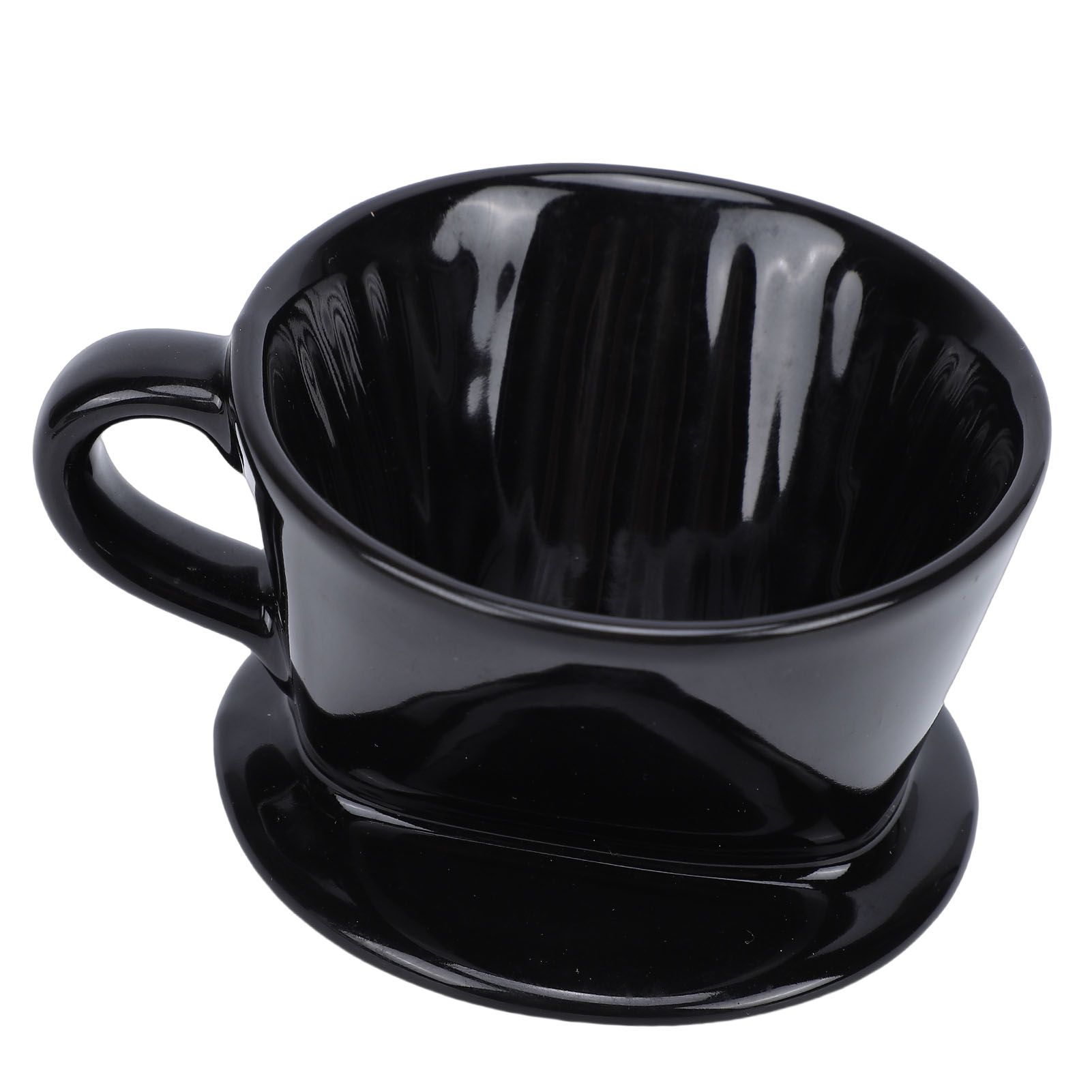 Ceramic Pour Over Coffee Dripper 3 Hole V Shape Manual Brew Maker Ceramic view 11
