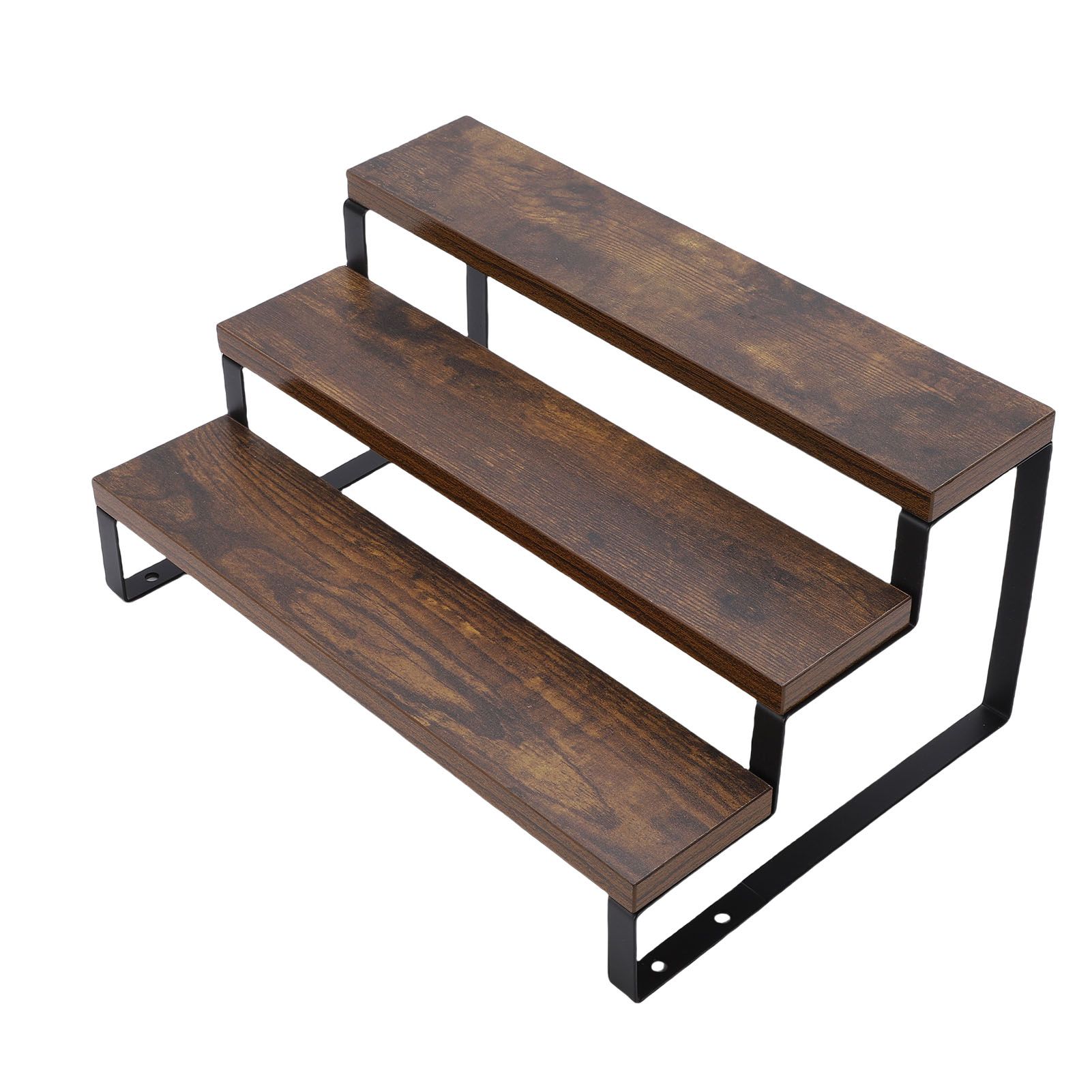 Perfume Organizer Multipurpose Wood Display Riser Stand for Kitchen Countertop view 8