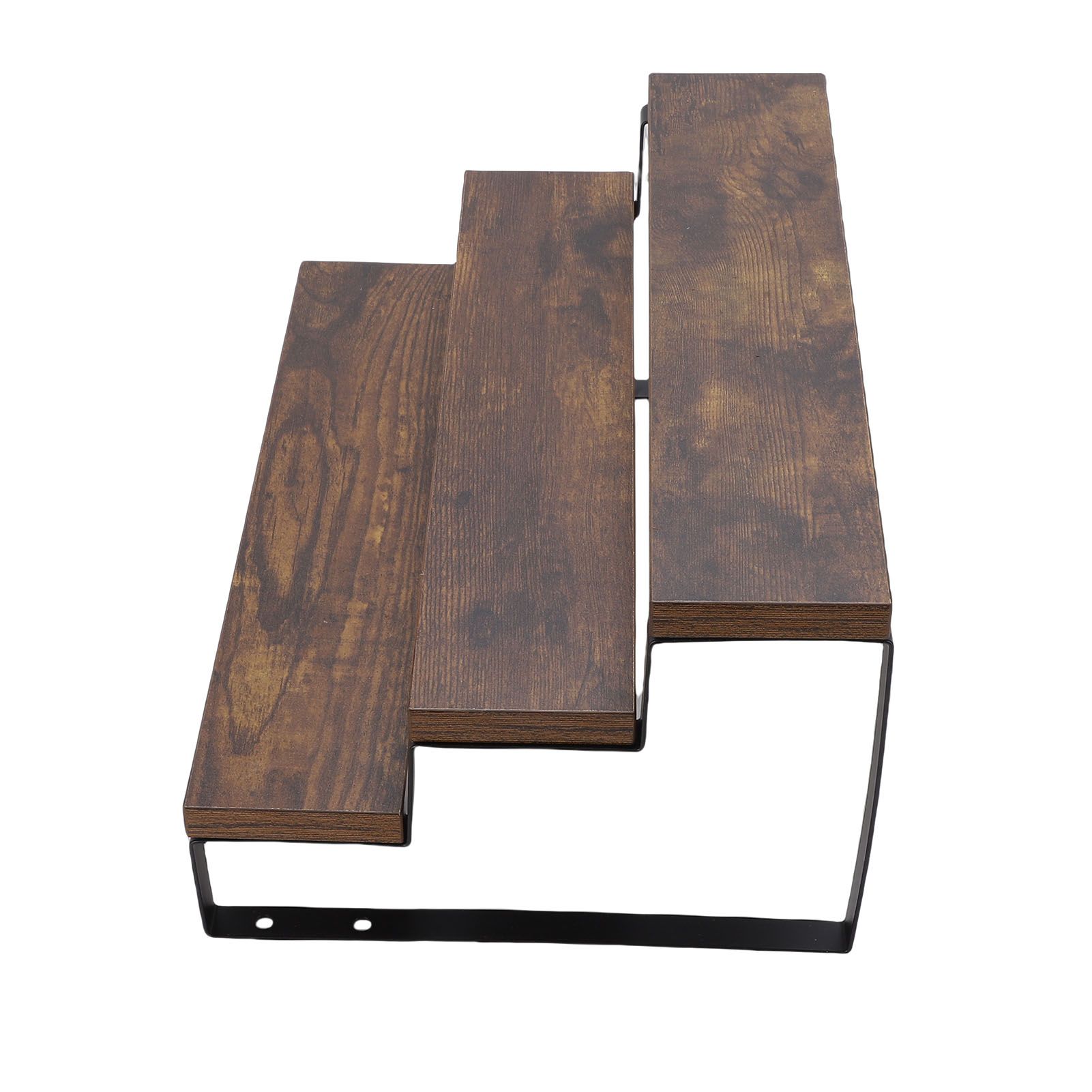 Perfume Organizer Multipurpose Wood Display Riser Stand for Kitchen Countertop view 10