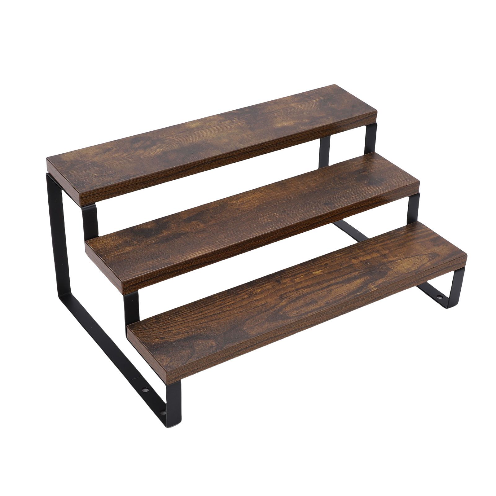 Perfume Organizer Multipurpose Wood Display Riser Stand for Kitchen Countertop view 12