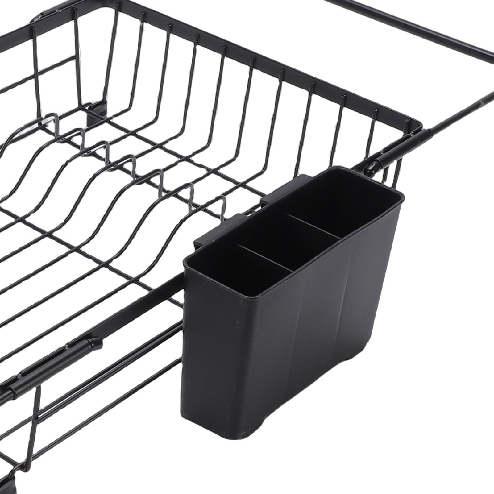 Expandable Dish Drying Rack in Sink Iron Kitchen Utensil Dish Holder Drainer view 5
