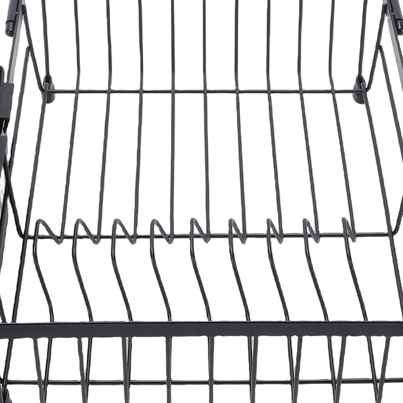 Expandable Dish Drying Rack in Sink Iron Kitchen Utensil Dish Holder Drainer view 7