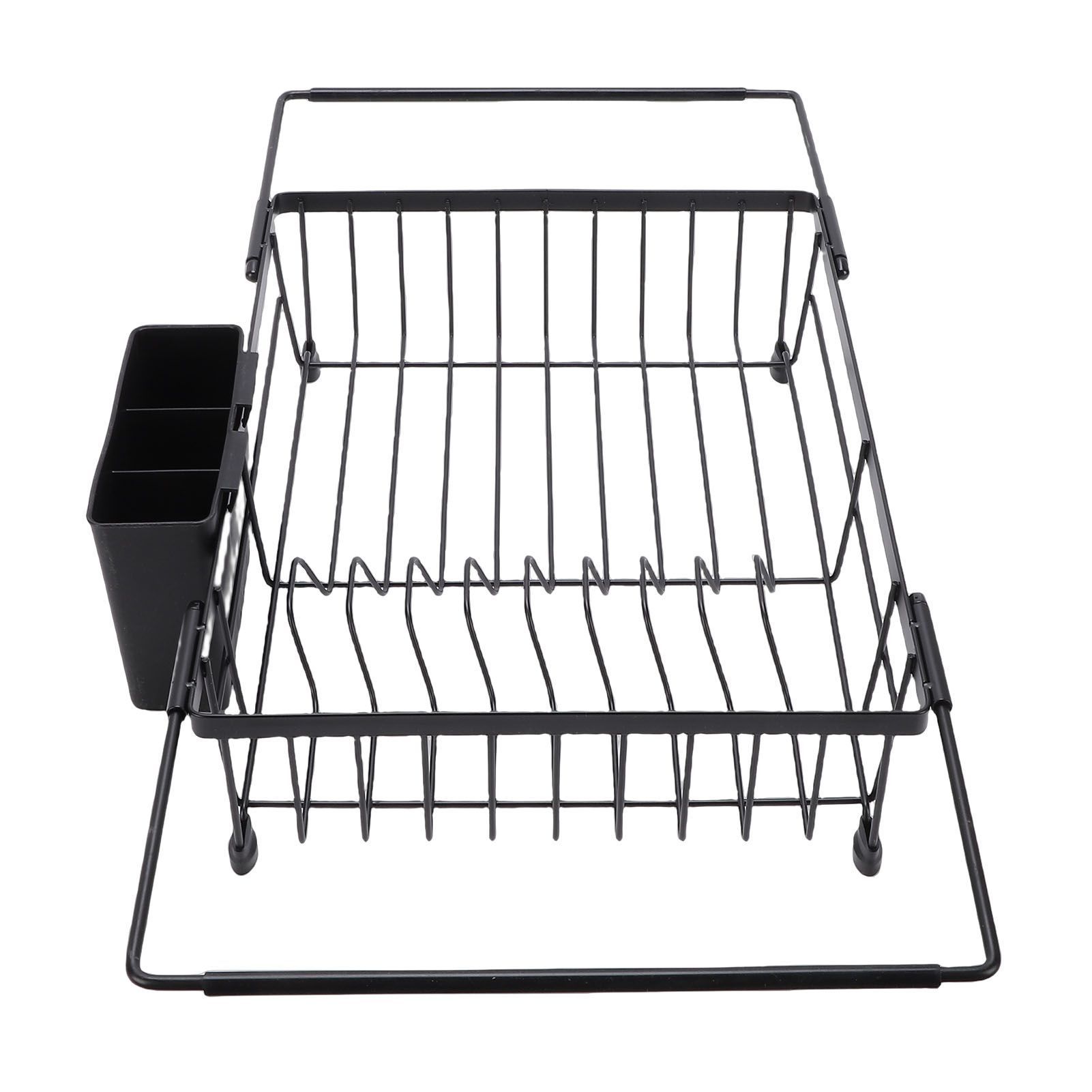 Expandable Dish Drying Rack in Sink Iron Kitchen Utensil Dish Holder Drainer view 10