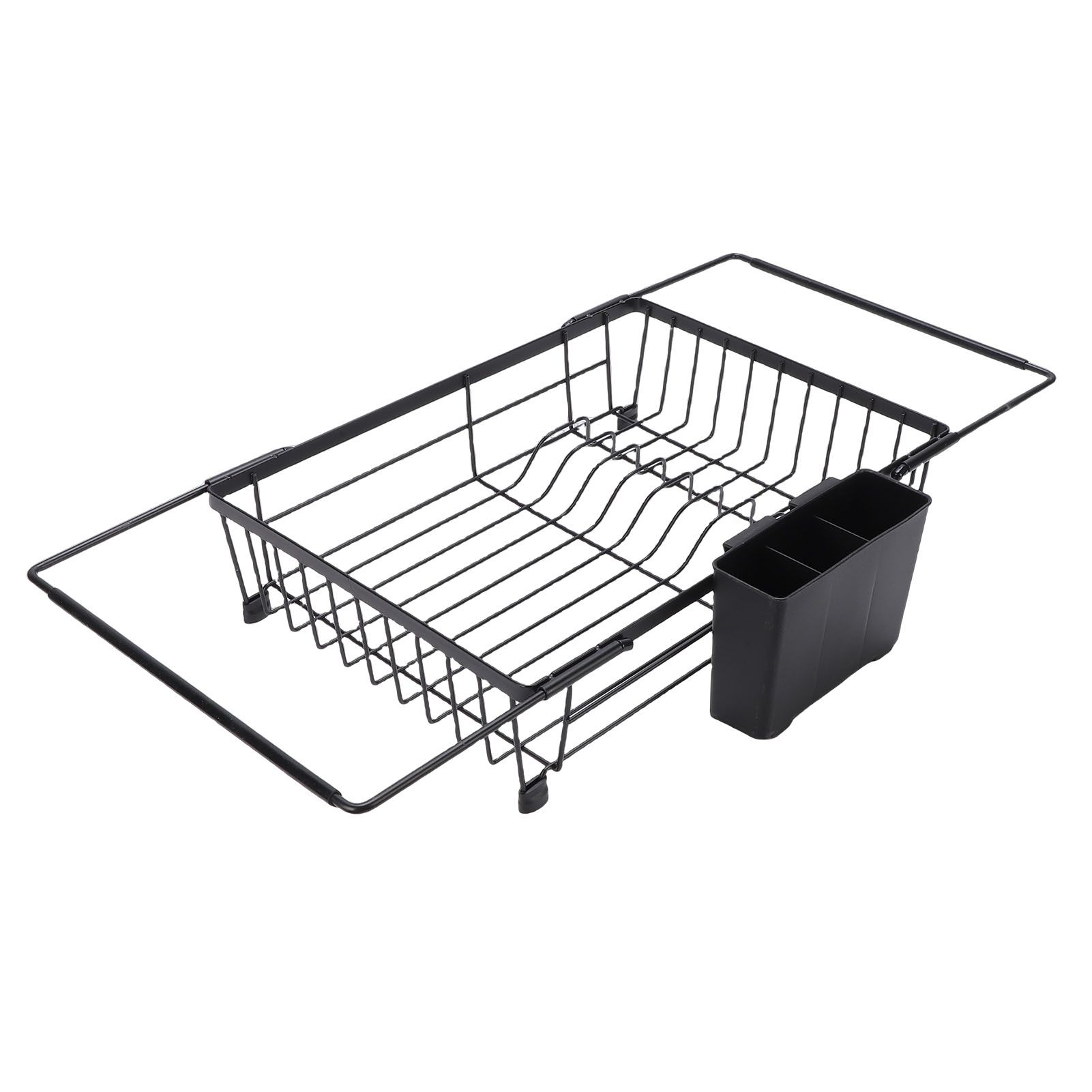 Expandable Dish Drying Rack in Sink Iron Kitchen Utensil Dish Holder Drainer view 11