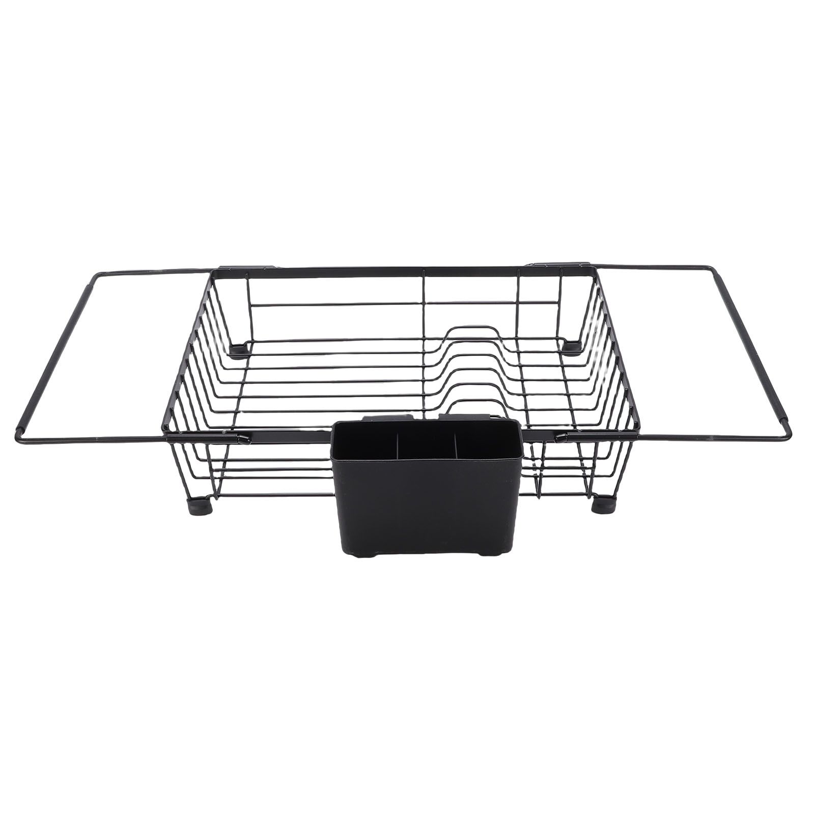Expandable Dish Drying Rack in Sink Iron Kitchen Utensil Dish Holder Drainer view 12
