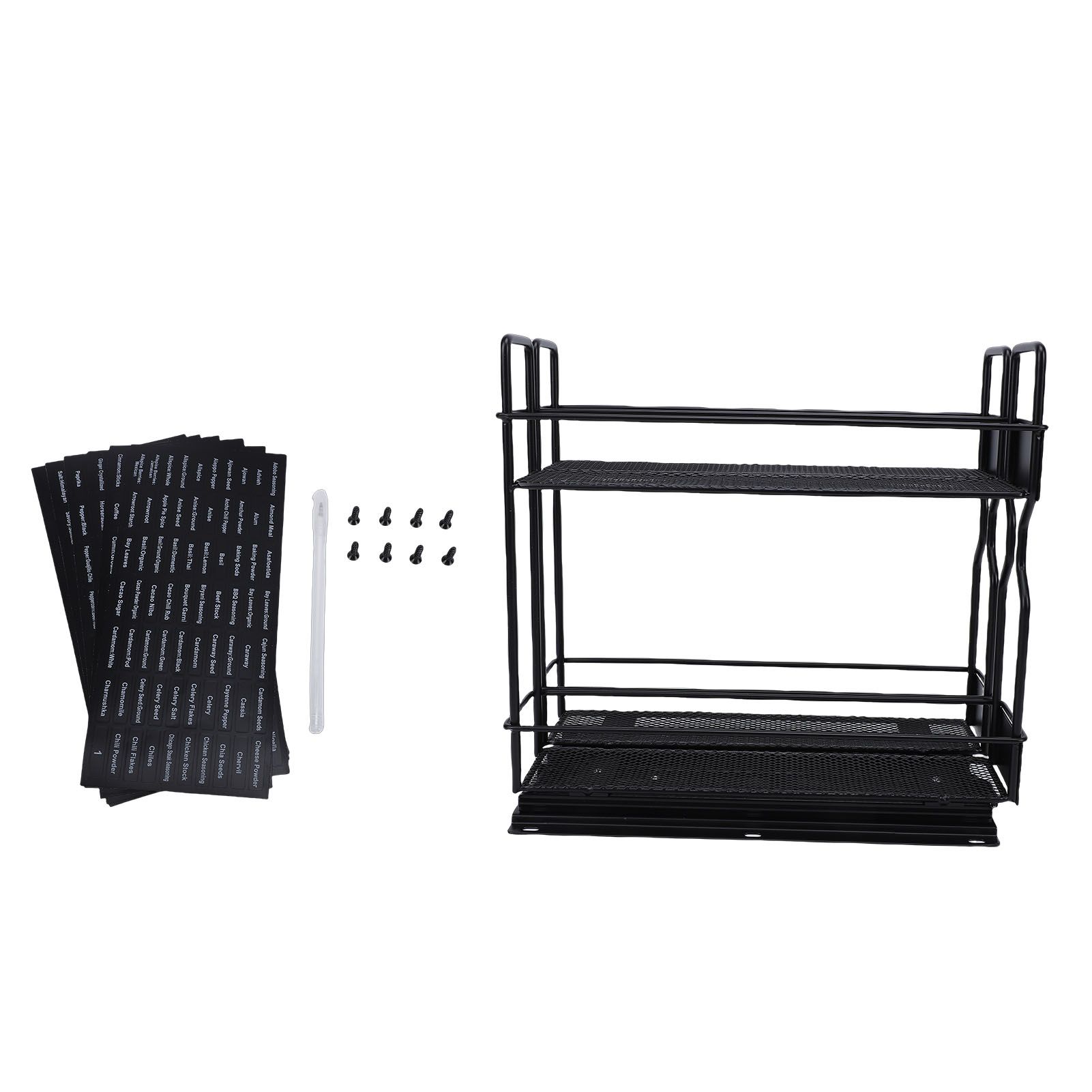 Pull Out Seasoning Rack Organizer for Cabinet Slide Out Seasoning Kitchen view 3