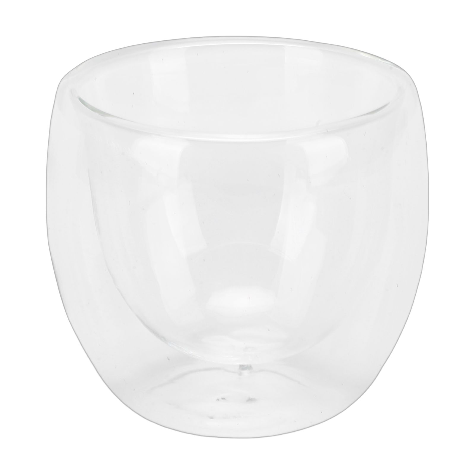 6pcs Double Walled Coffee Cups Egg Shape Insulated Double Walled Glasses for view 2