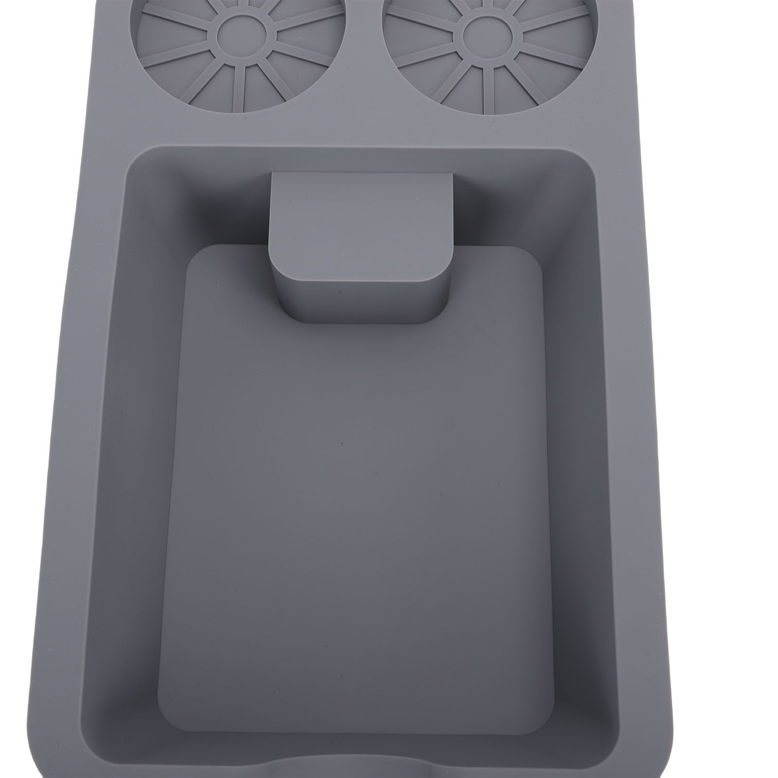 Silicone Coffee Knock Box Anti Slip Easy Clean Coffee Tamper Mat Coffee Powder view 2