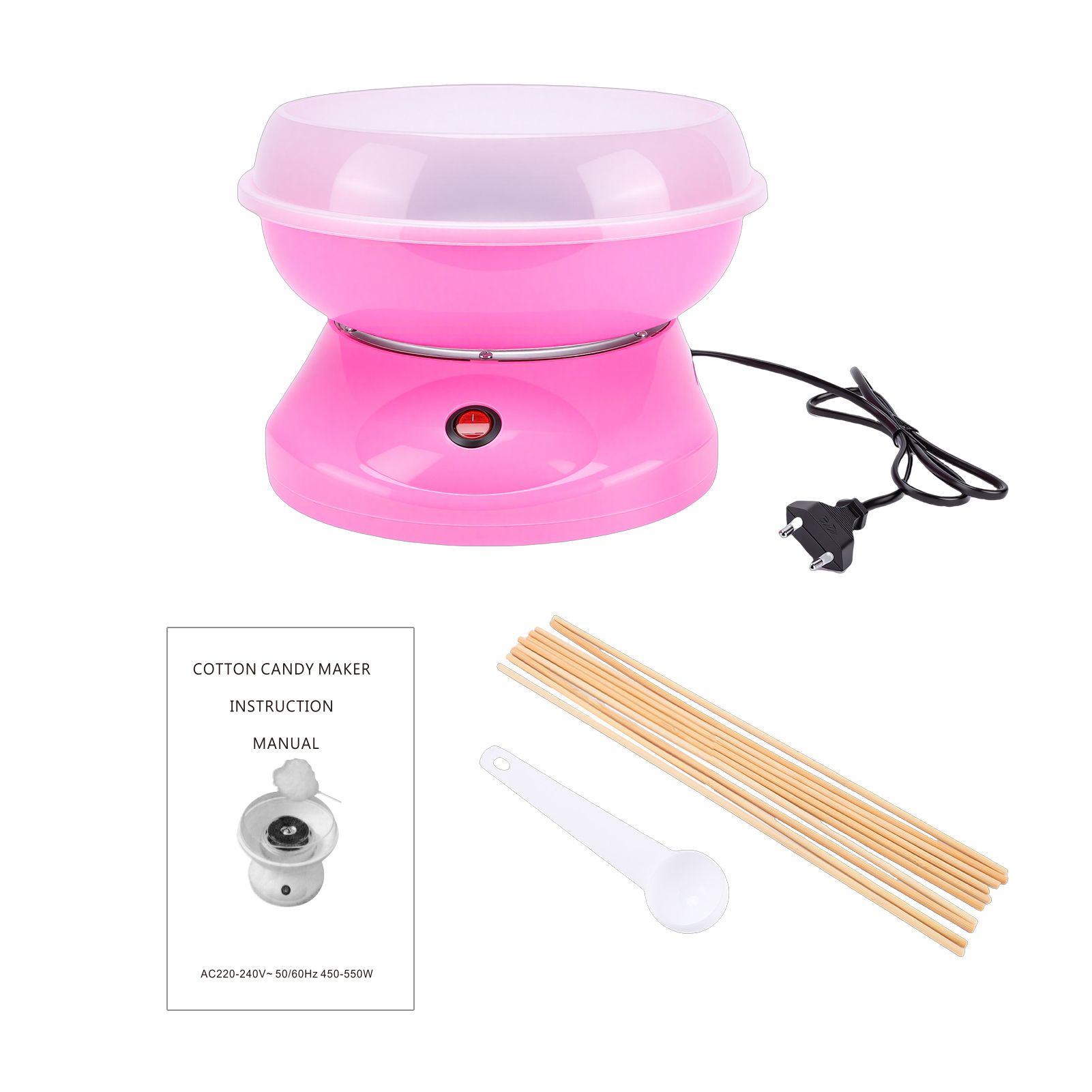 Marshmallow Machine Portable Electric Candy Floss Maker Large Sugar Holder view 2