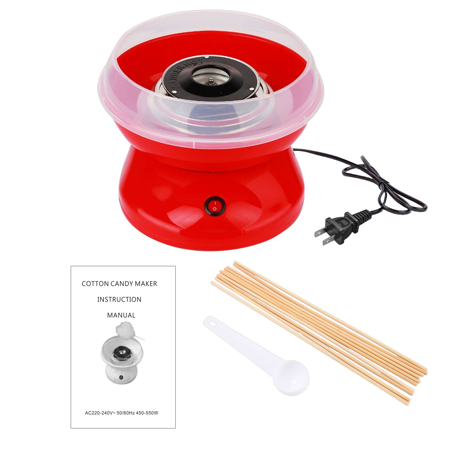 Marshmallow Machine Portable Electric Candy Floss Maker Large Sugar Holder view 2
