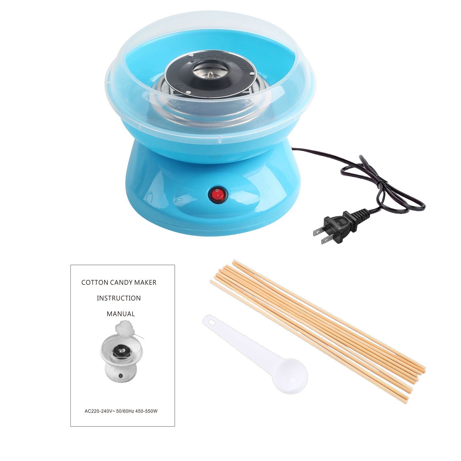 Marshmallow Machine Portable Electric Candy Floss Maker Large Sugar Holder view 2