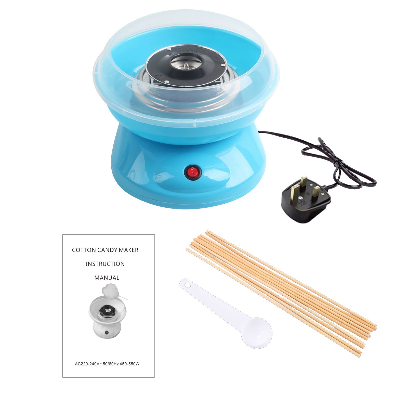 Marshmallow Machine Portable Electric Candy Floss Maker Large Sugar Holder view 2