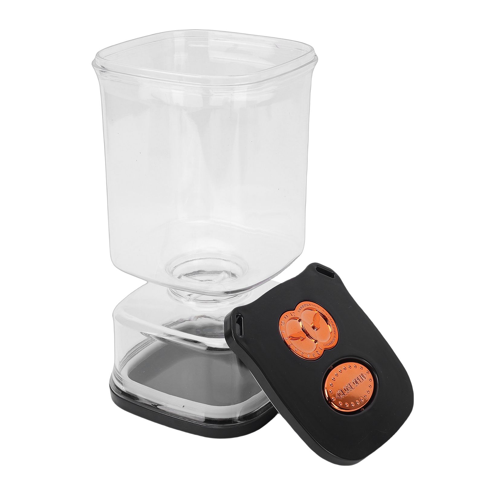 Pickle Jar Black Square Plastic 1000ml Airtight Juice Separator Pickle Jar
