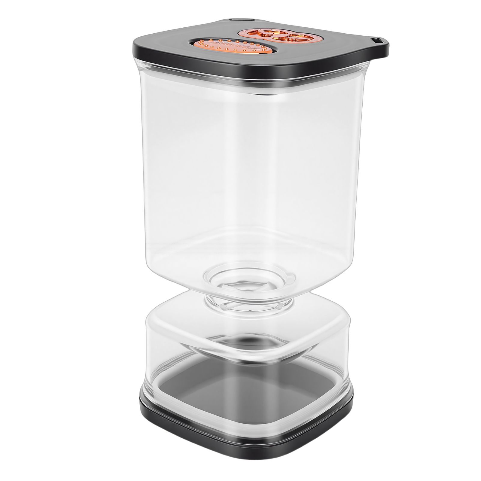 Pickle Jar Black Square Plastic 1000ml Airtight Juice Separator Pickle Jar view 6