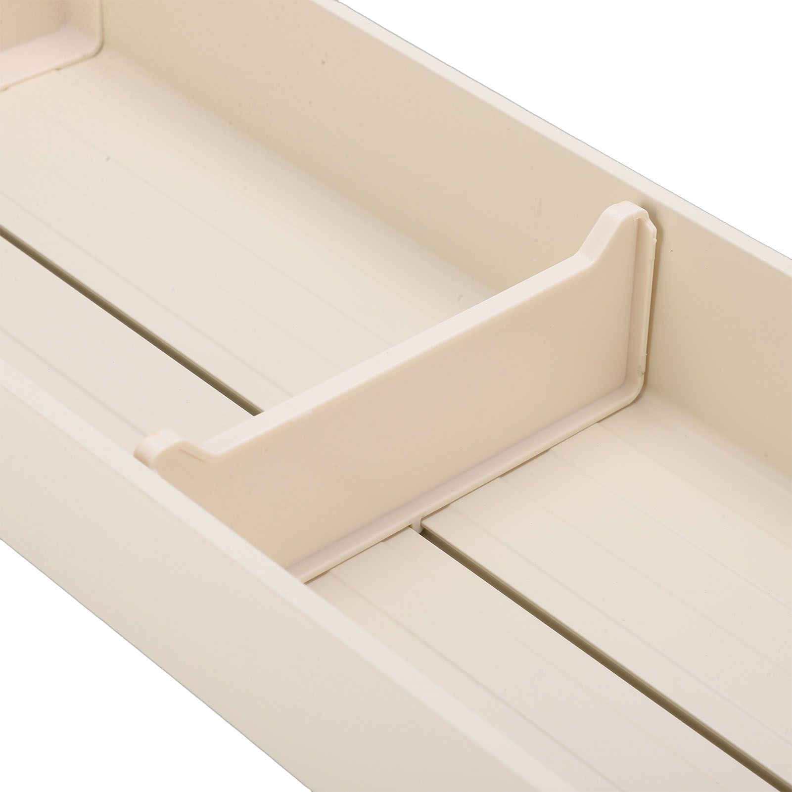 Kitchen Drawer Organizer with Adjustable Divider Aluminum Anti Slip Silverware view 2
