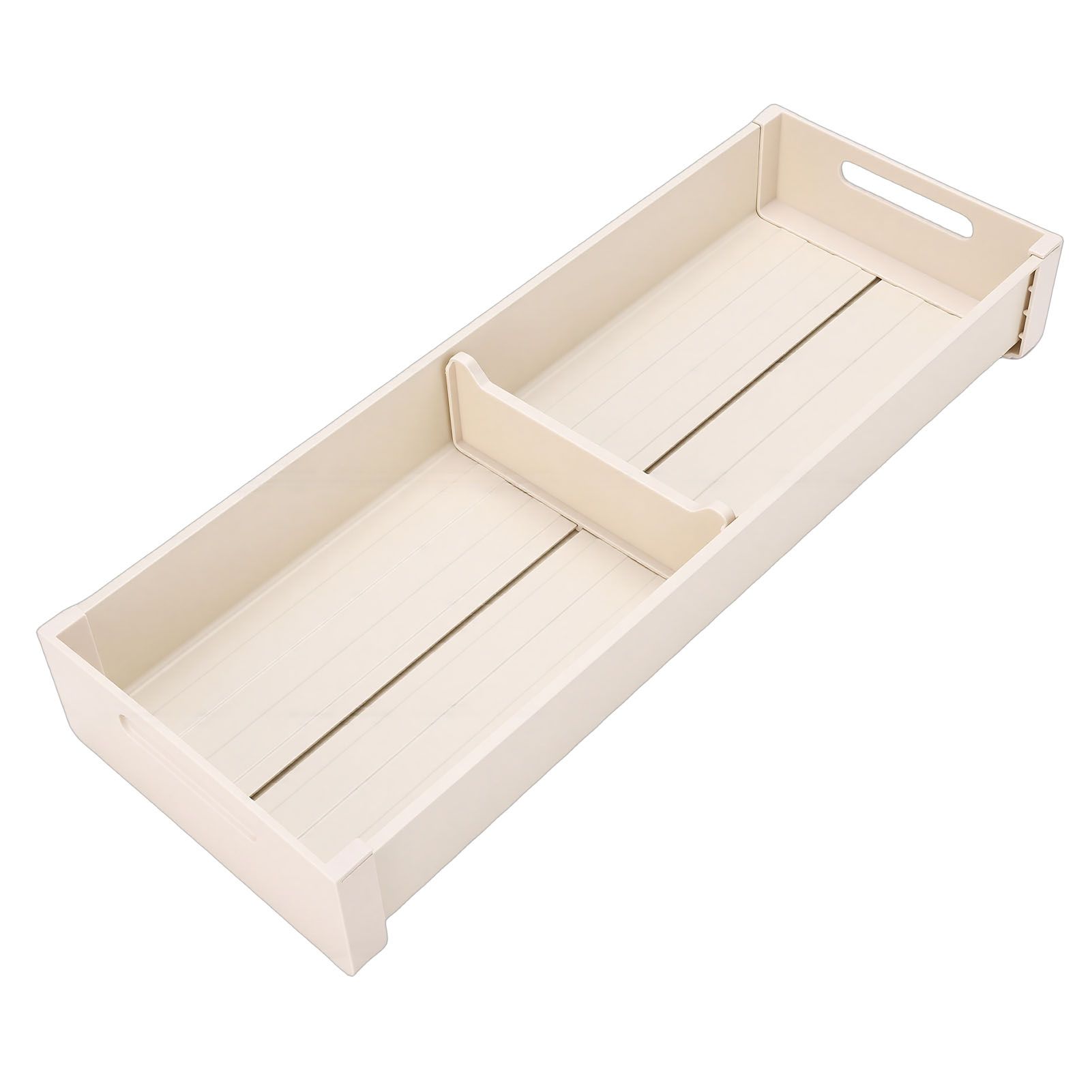 Kitchen Drawer Organizer with Adjustable Divider Aluminum Anti Slip Silverware view 10