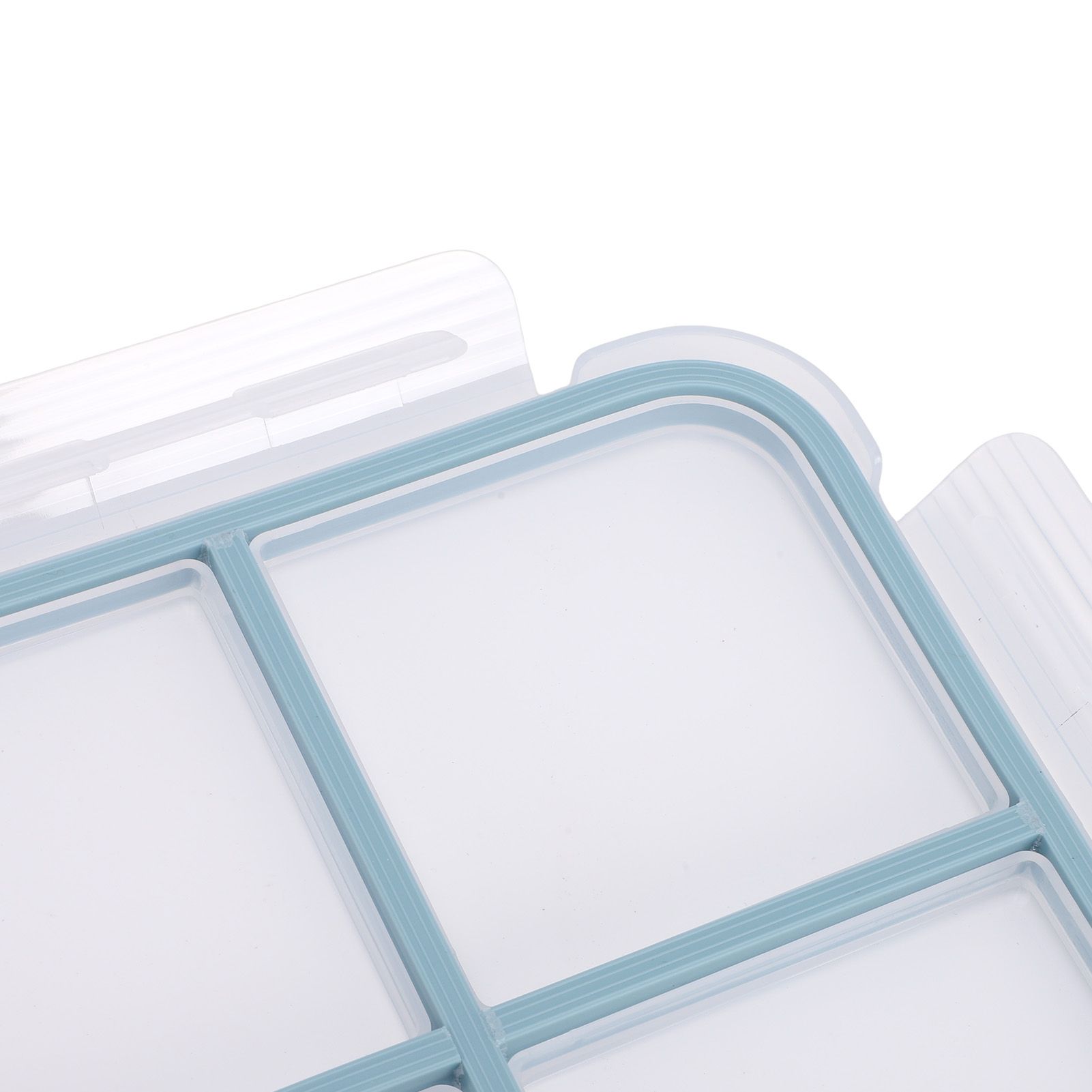 304 Stainless Steel Lunch Box 4 Compartment Divided Food Storage Container view 7